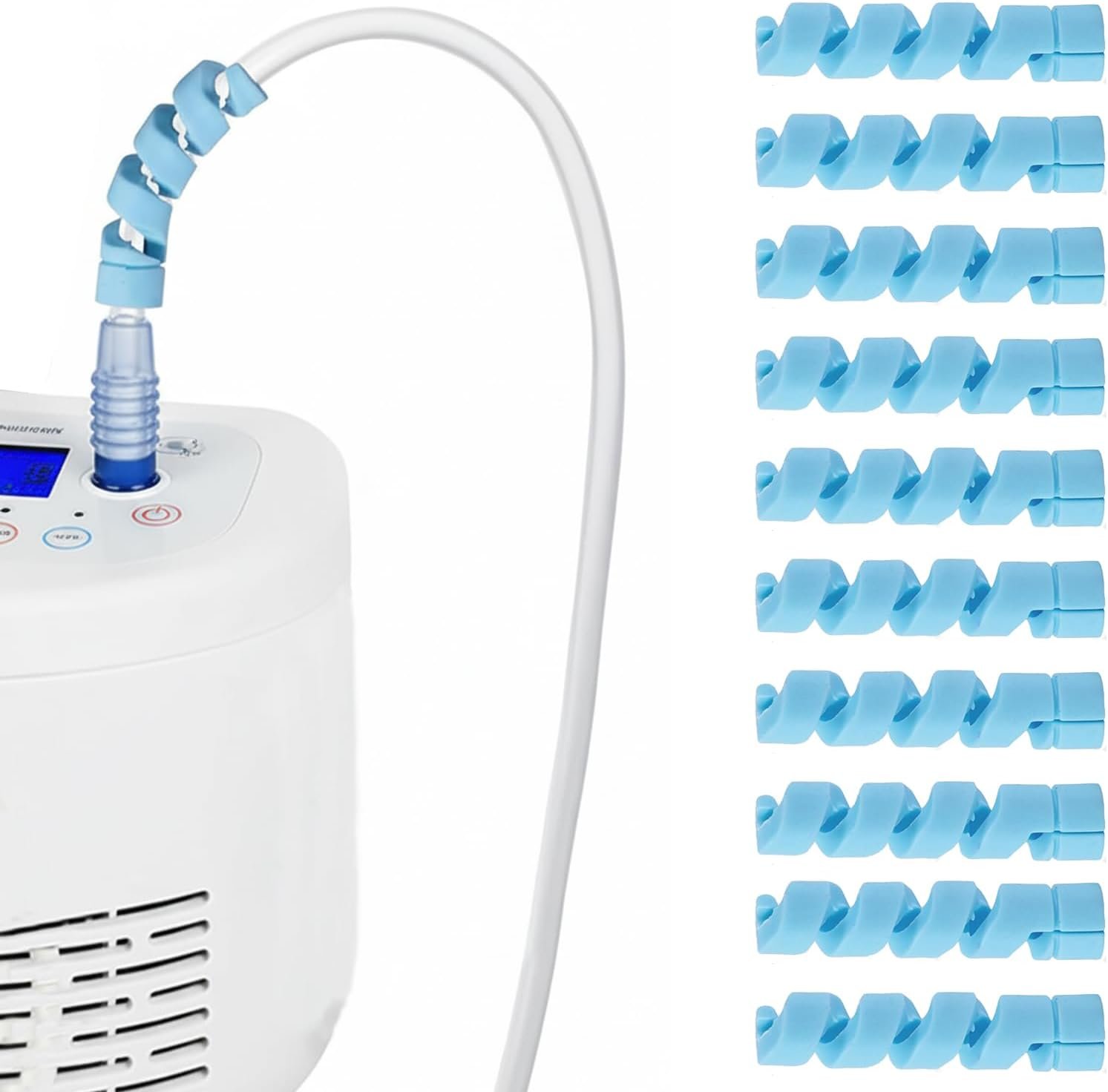 10 Pack Oxygen Tube Support Crimp S...