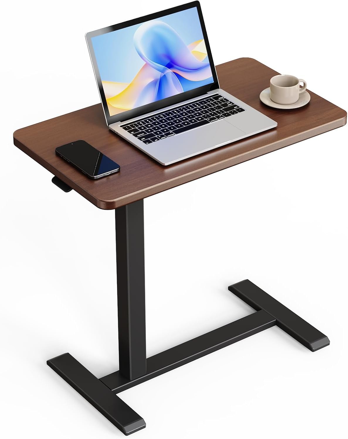 Overbed Table with Wheels, Height A...