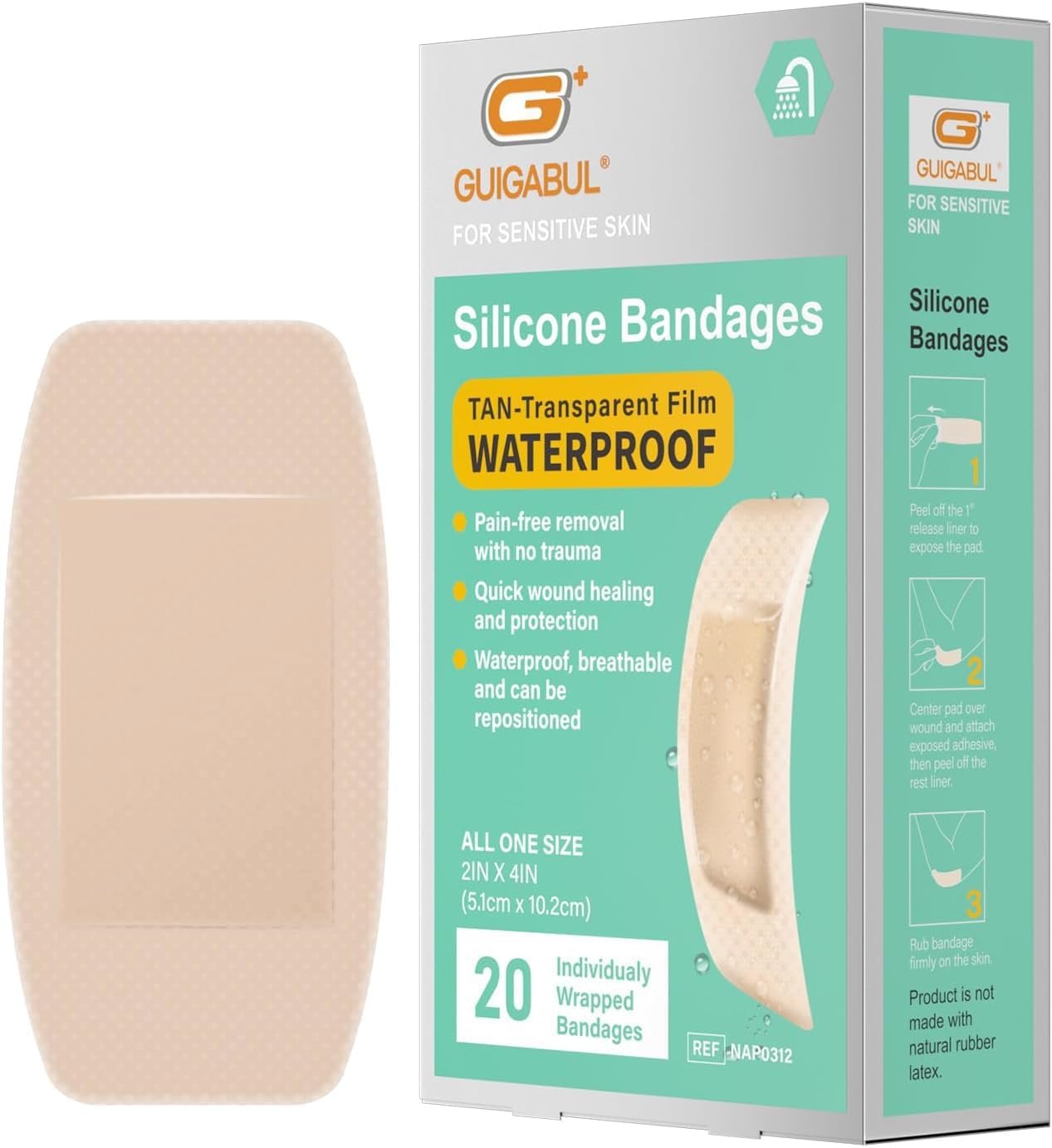 Waterproof Silicone Bandages for Se...