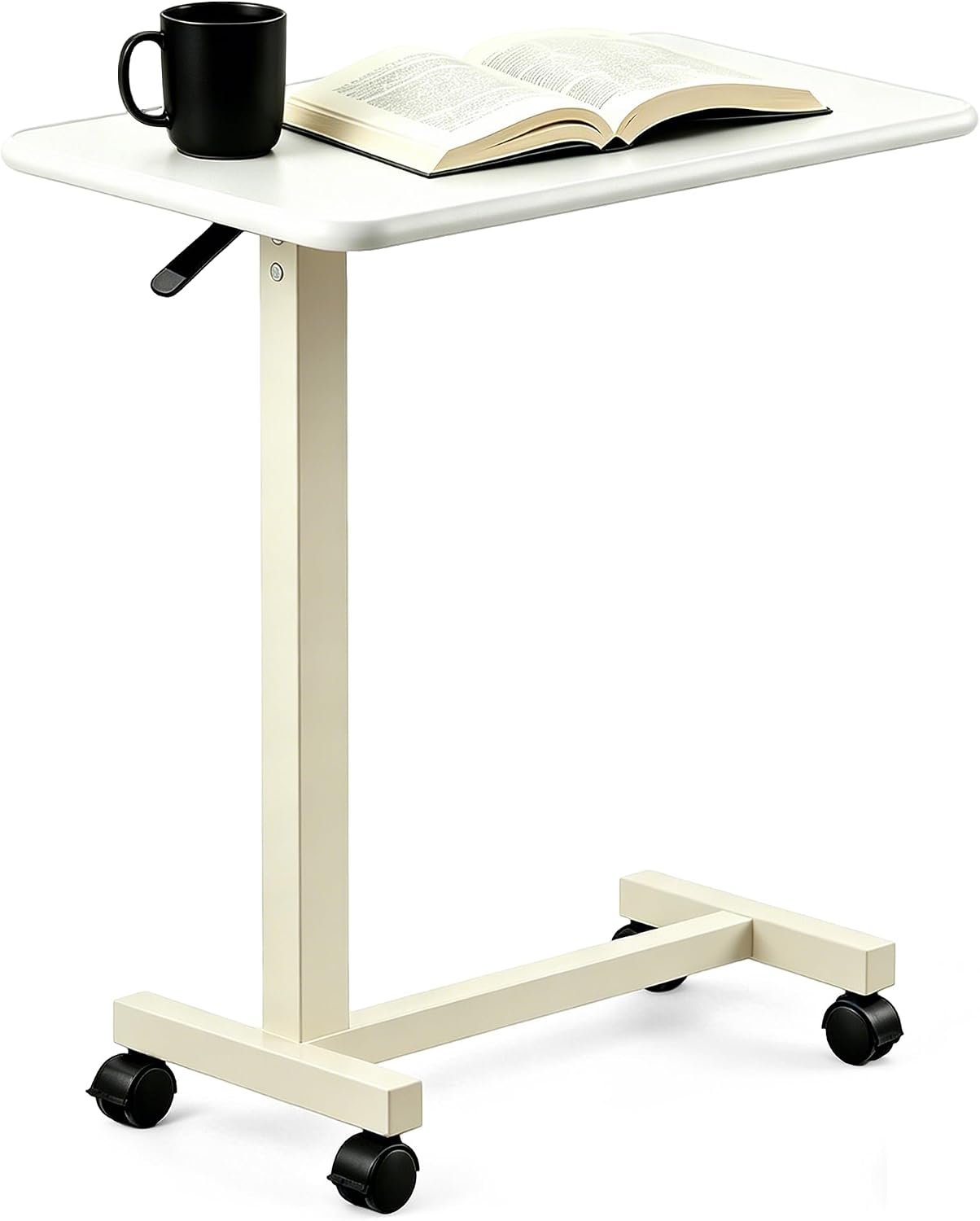 Adjustable Overbed Table with Wheel...