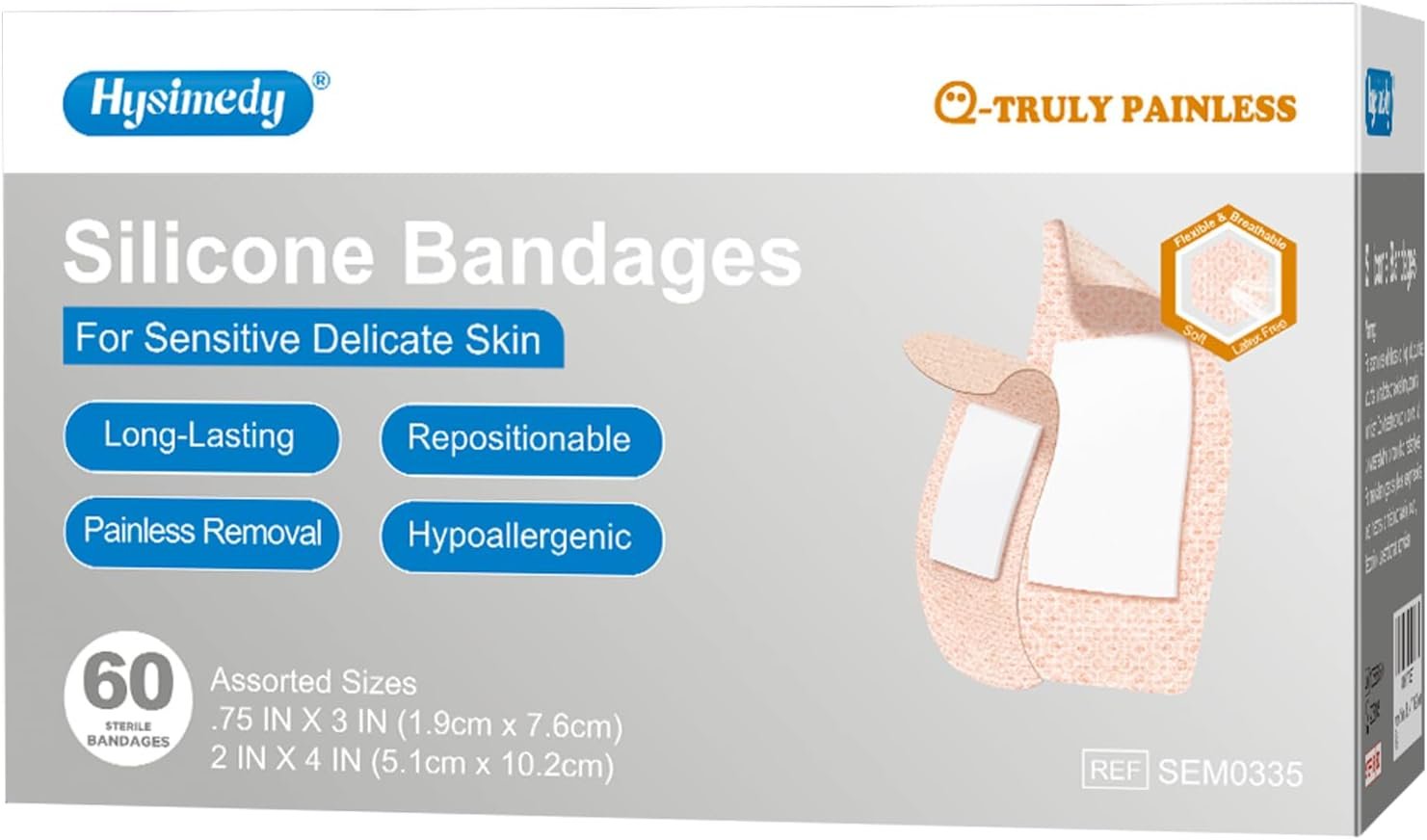 Silicone Bandages for Sensitive Ski...