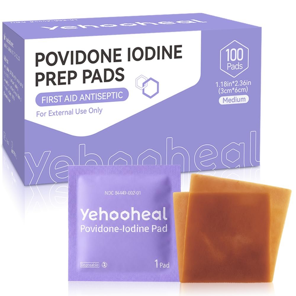 Povidone Iodine Prep Pads 10%(100 P...