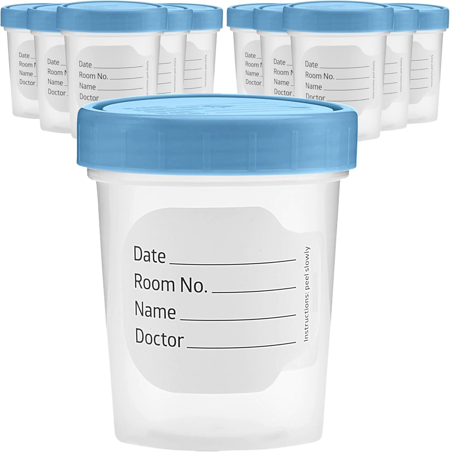 Vakly 4 oz Specimen Cups with Screw...