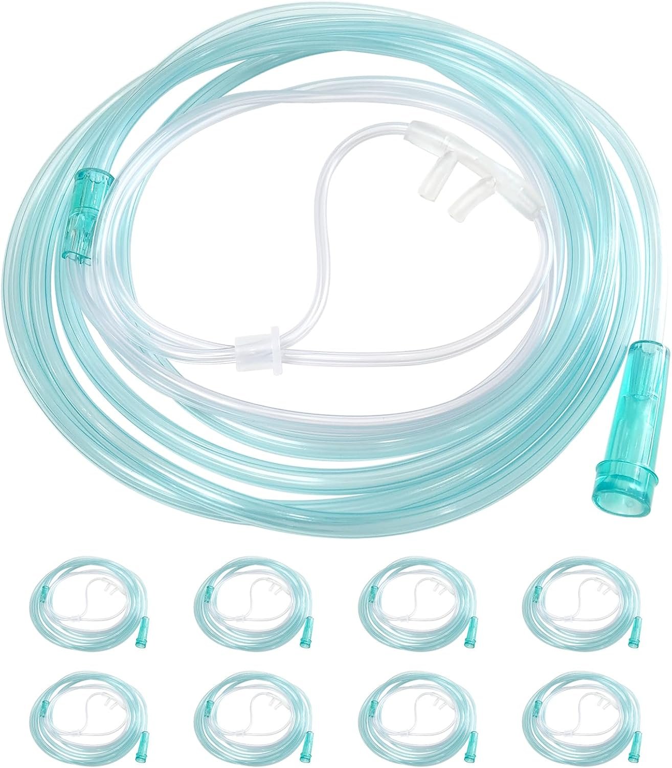8 Pack Soft Oxygen Nasal Cannula fo...