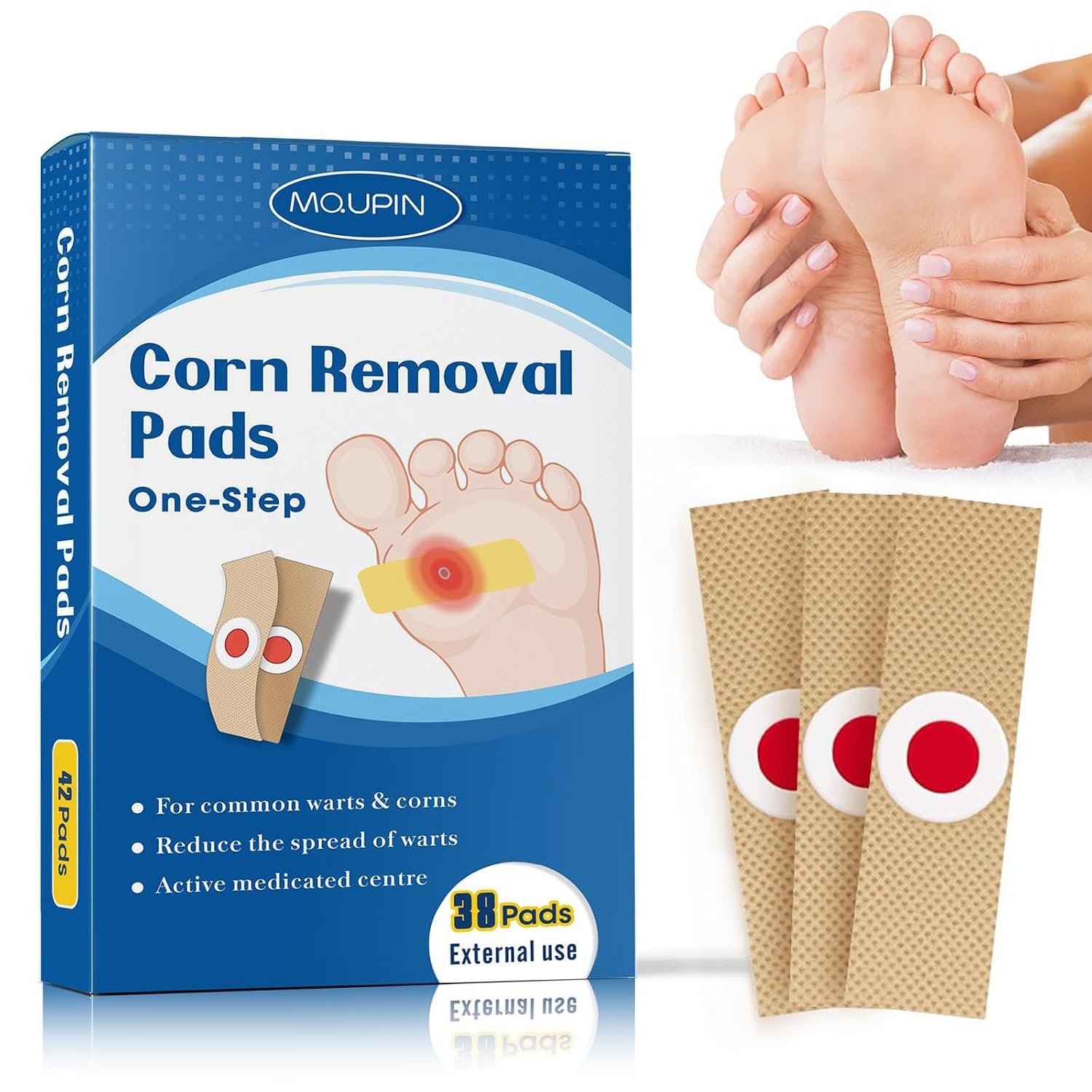 38 Pcs Corn Removal Pads for Toe,Ex...