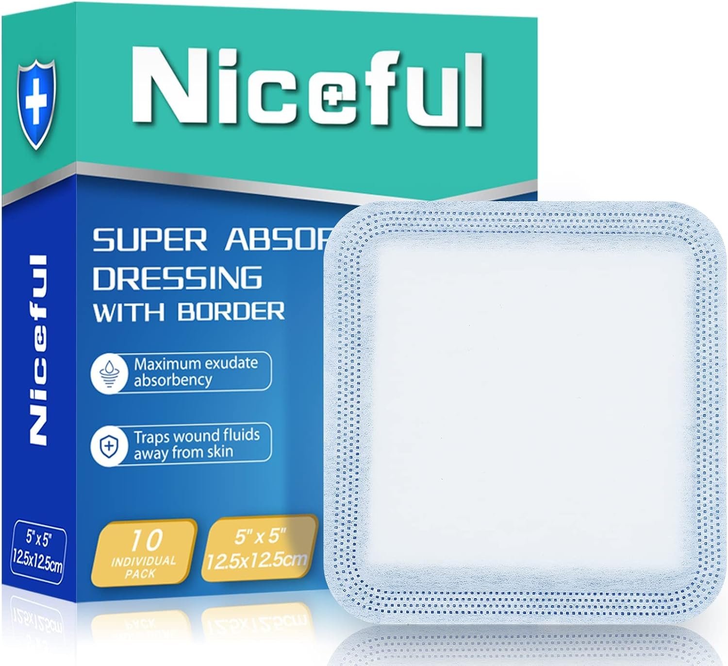 Niceful Super Absorbent Wound Dress...