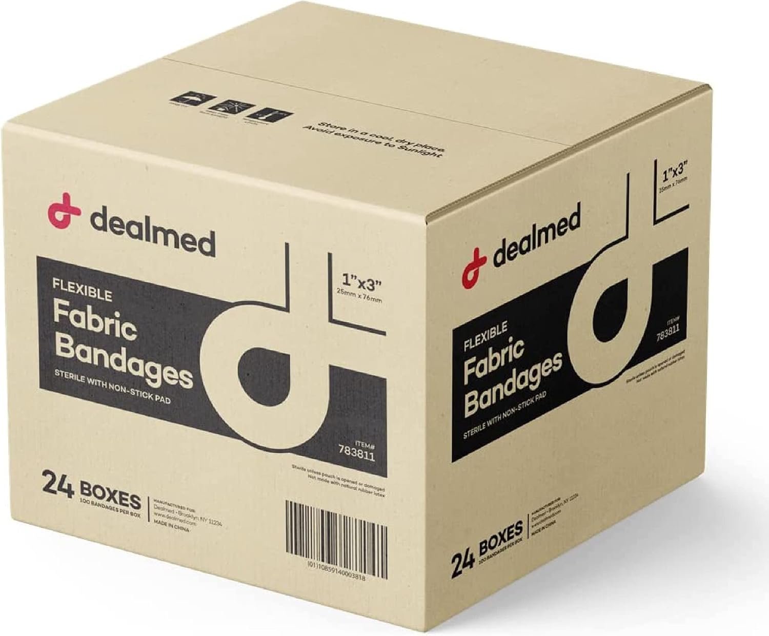 Dealmed Fabric Adhesive Bandages 1&...
