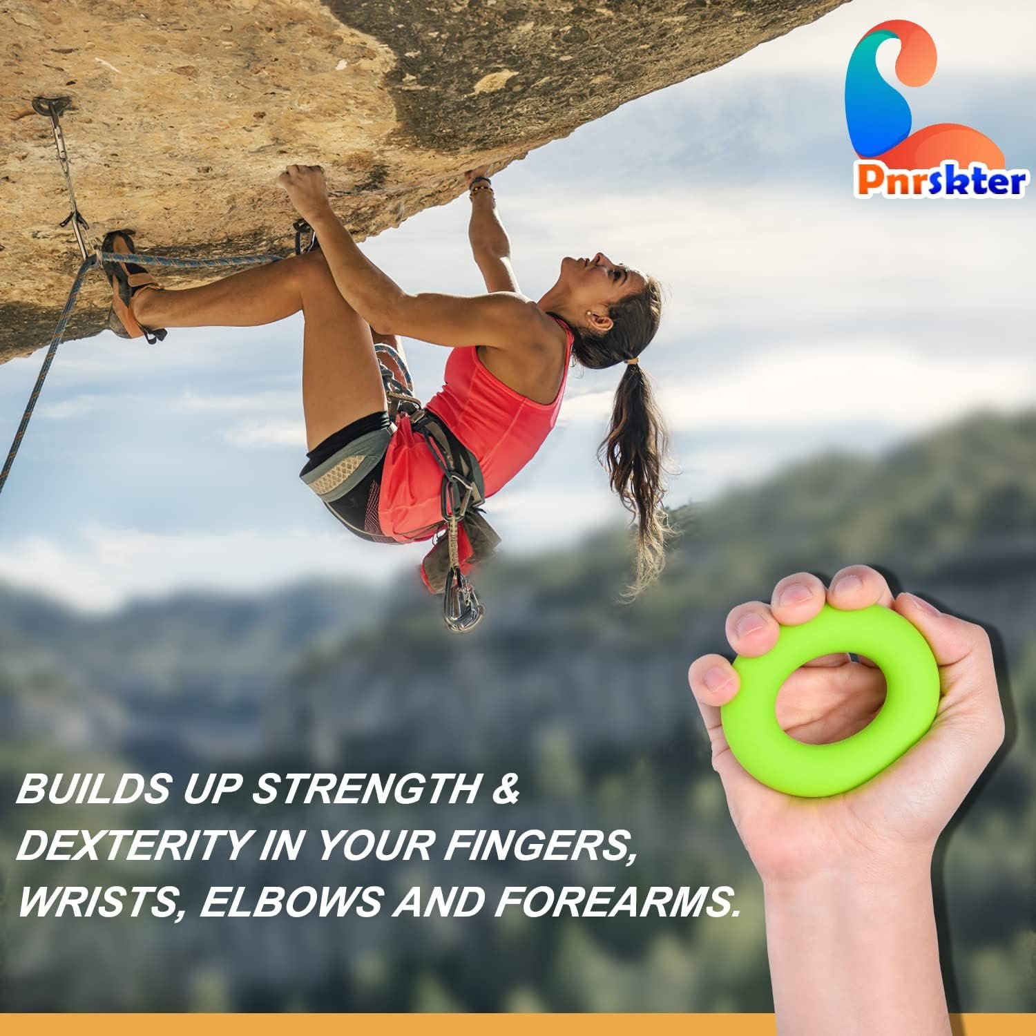 Pnrskter Hand Grip Strengthener, Finger Exerciser, Grip Strength Trainer - Image 3