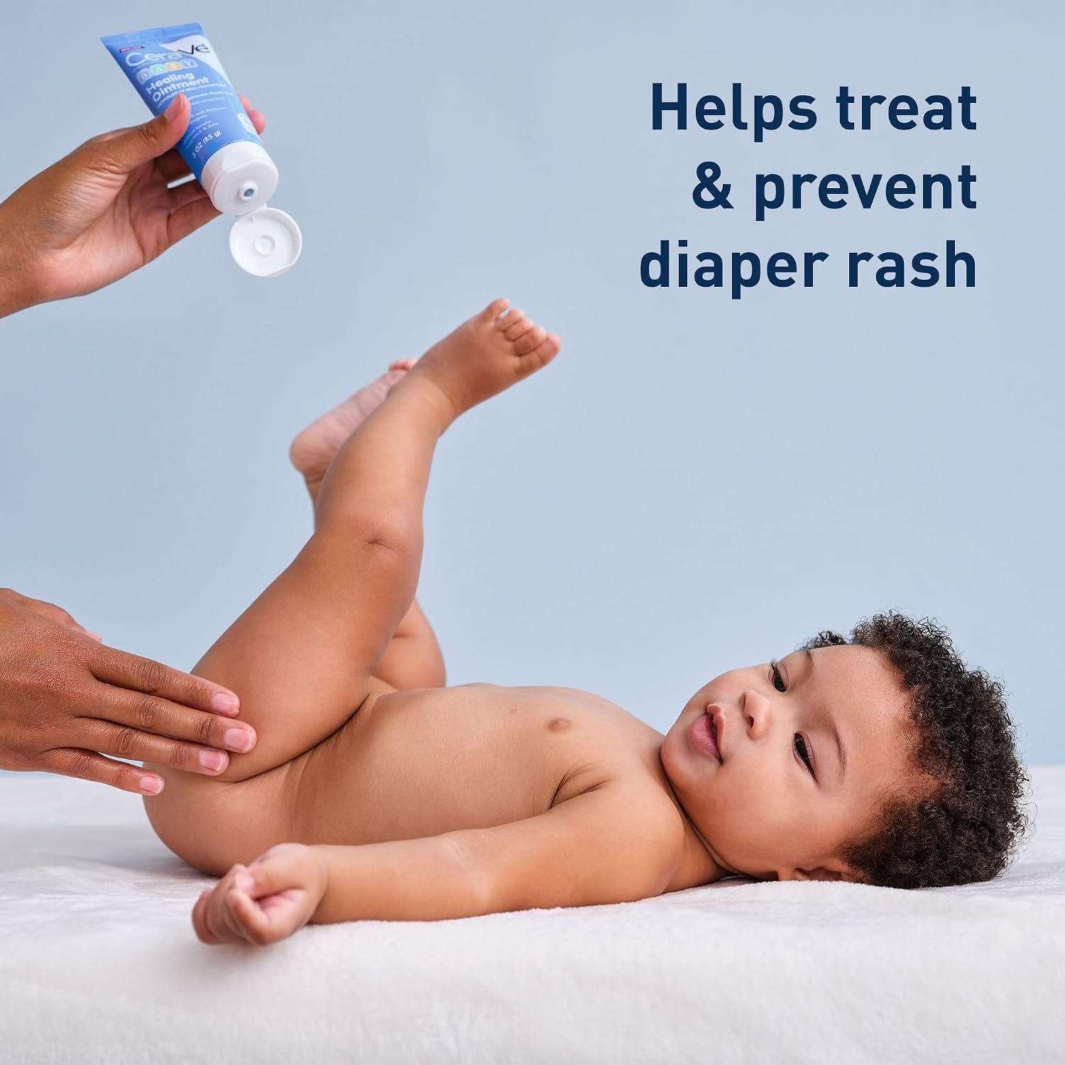 CeraVe Diaper Rash Cream, Baby Healing Ointment with Vitamin E, 3oz - Image 2