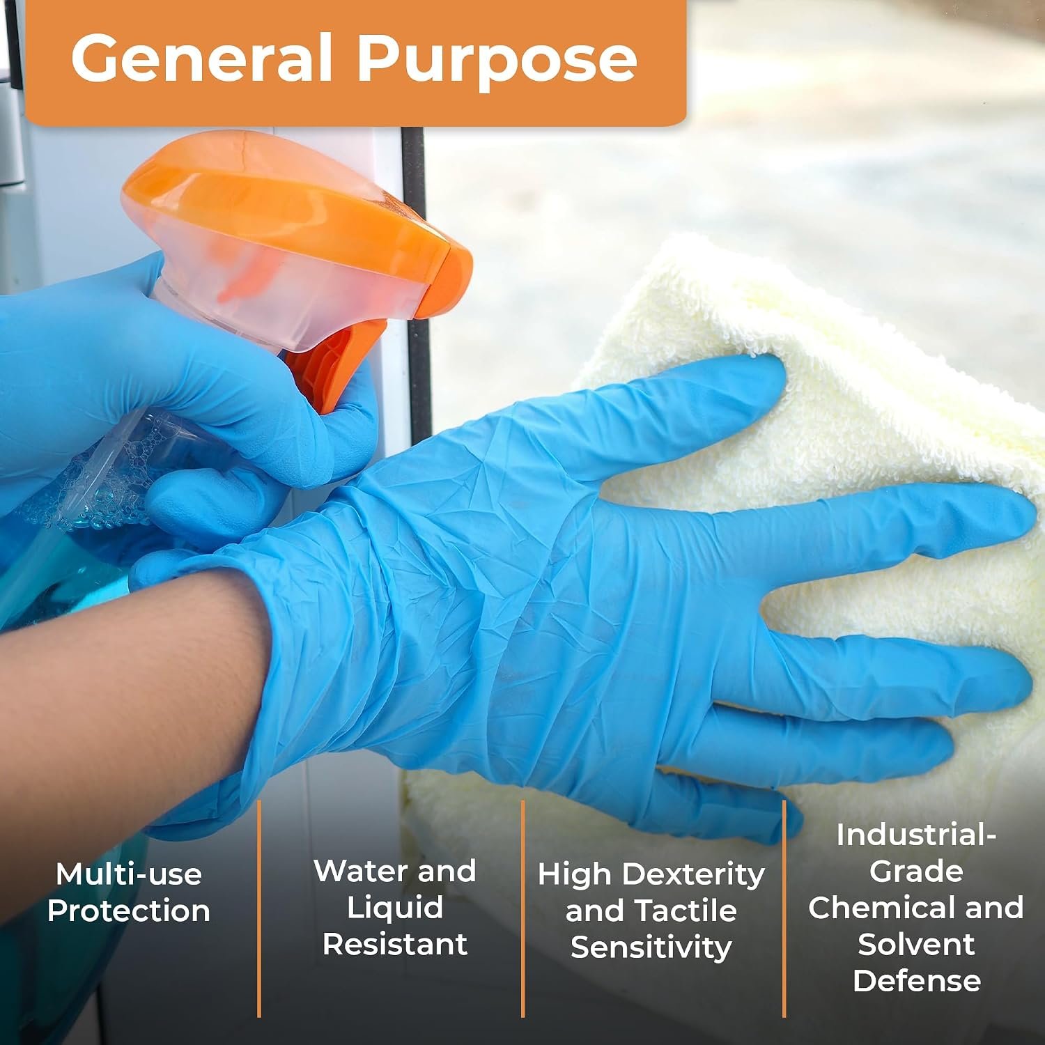 ASAP Nitrile Gloves Disposable Latex Free Exam & Medical Grade 4 Mil - Image 6
