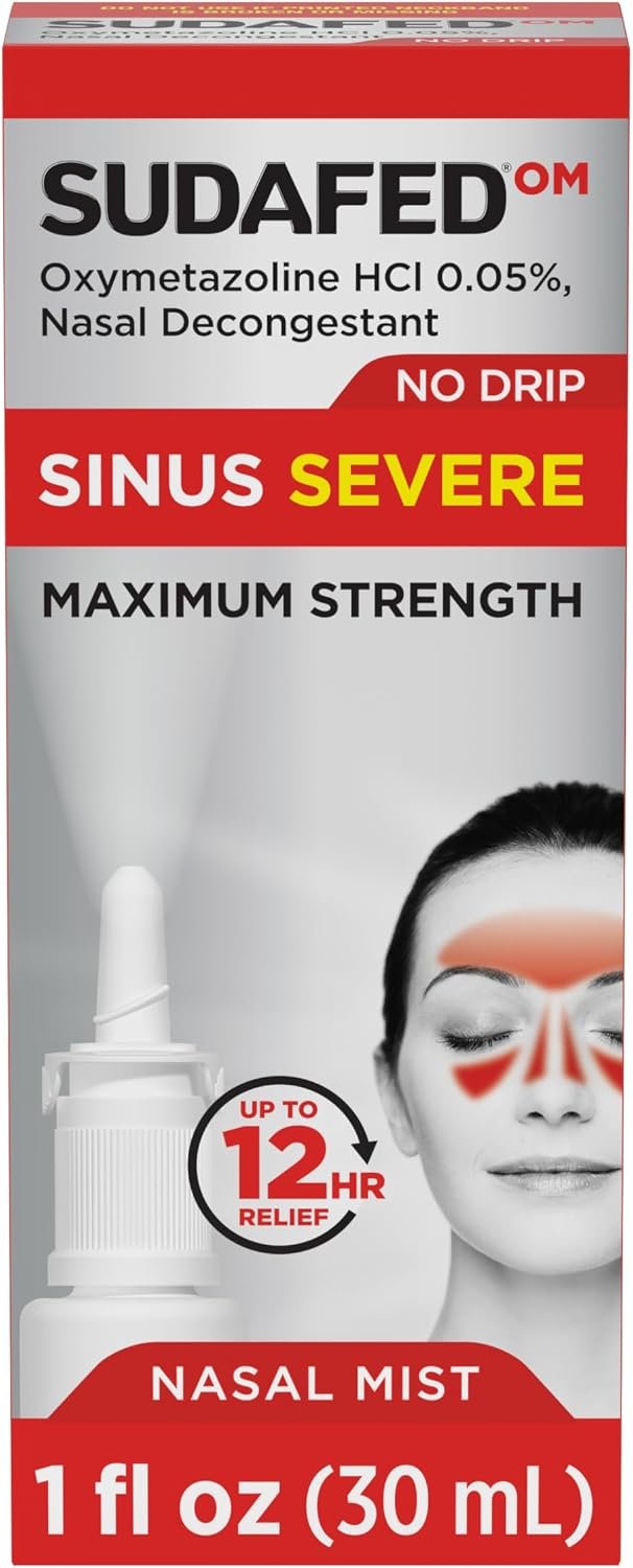 Sudafed OM Sinus Severe No Drip Nas...