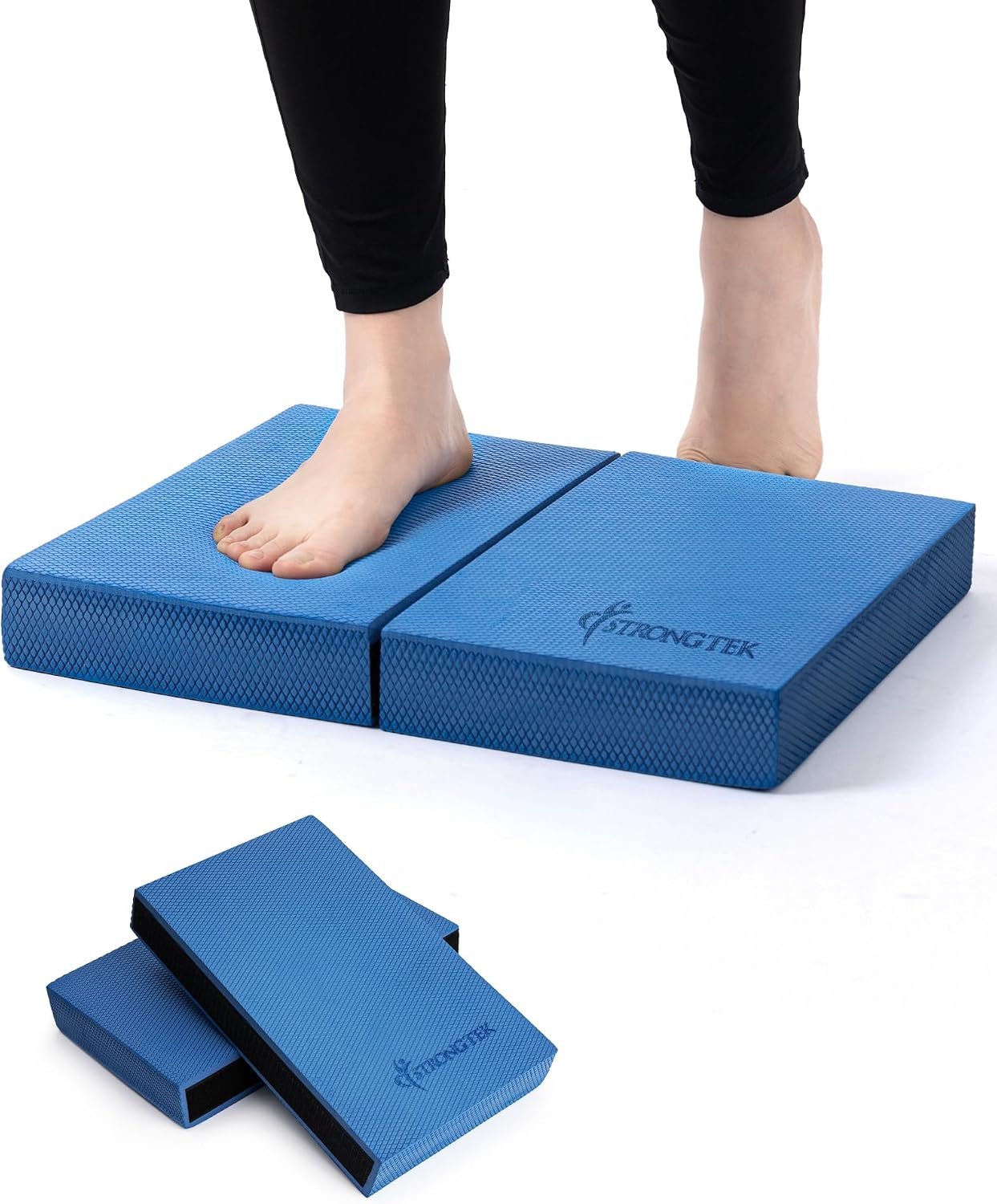 StrongTek 2-in-1 Foam Balance Pad a...