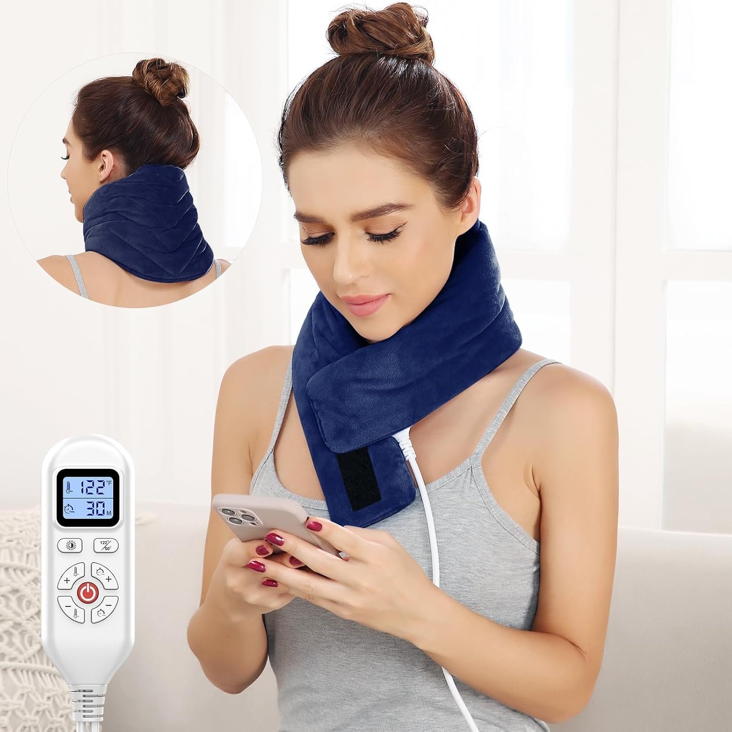 JOBYNA Heating Pad for Neck, Hands-...