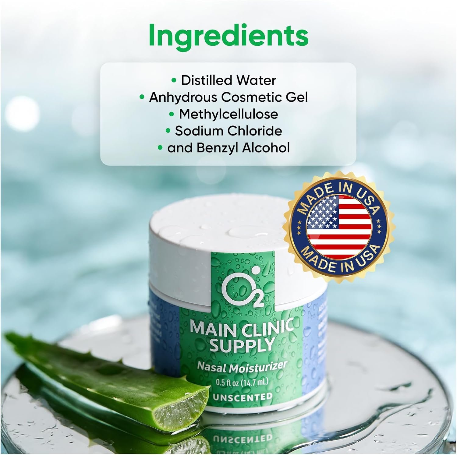 Main Clinic Supply Nasal Moisturizer Gel for Dry Nose Relief 1 Pack - Image 7