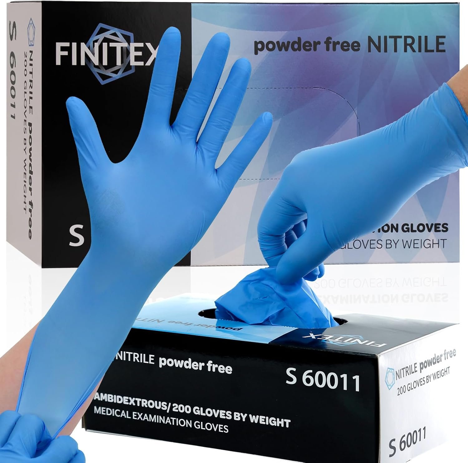 FINITEX Blue Disposable Nitrile Exa...