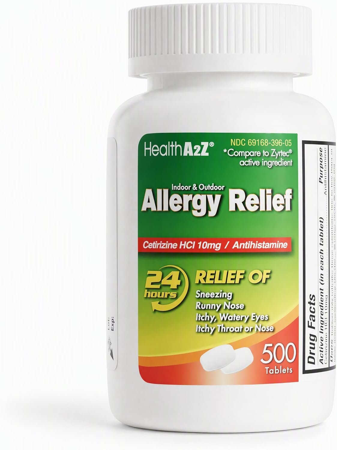 HealthA2Z® Cetirizine 10mg Allergy...