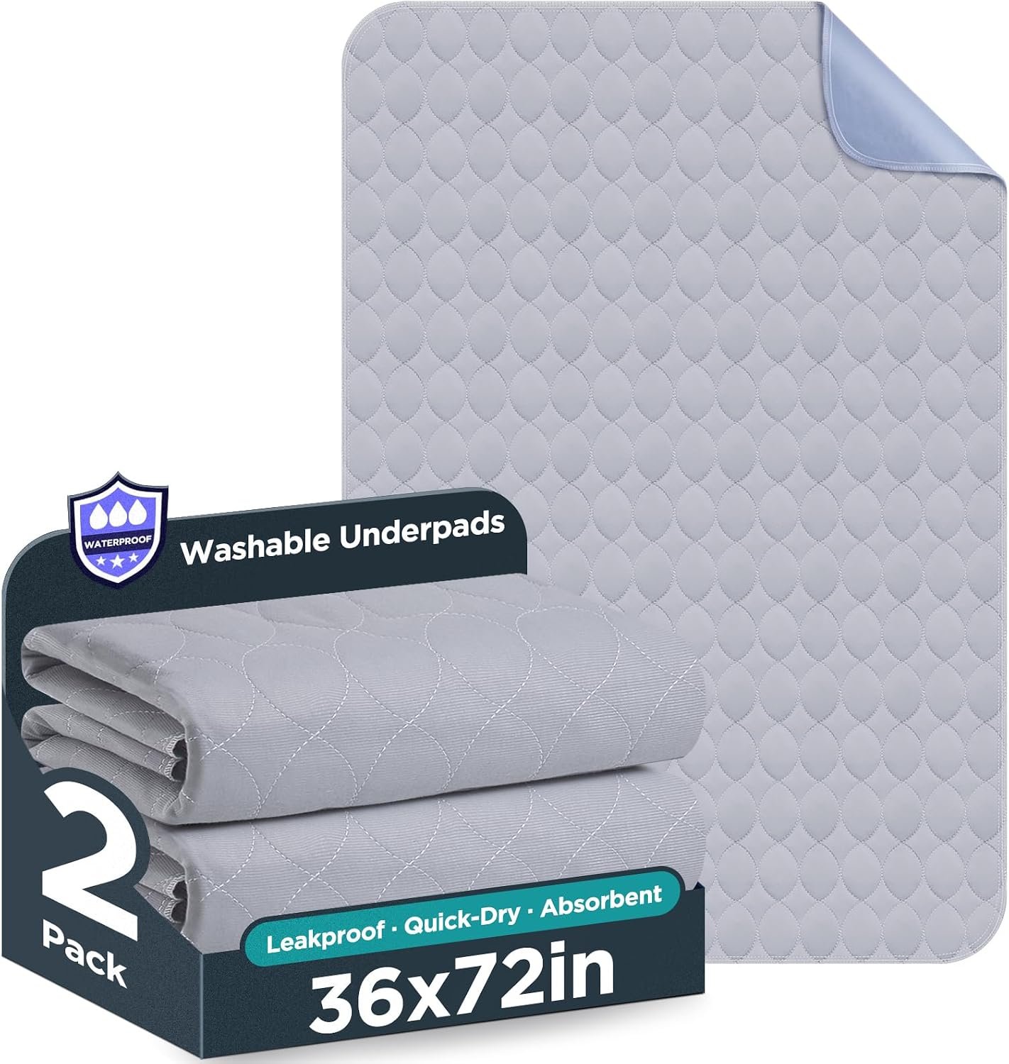 Washable Bed Pads 36″ x 72...