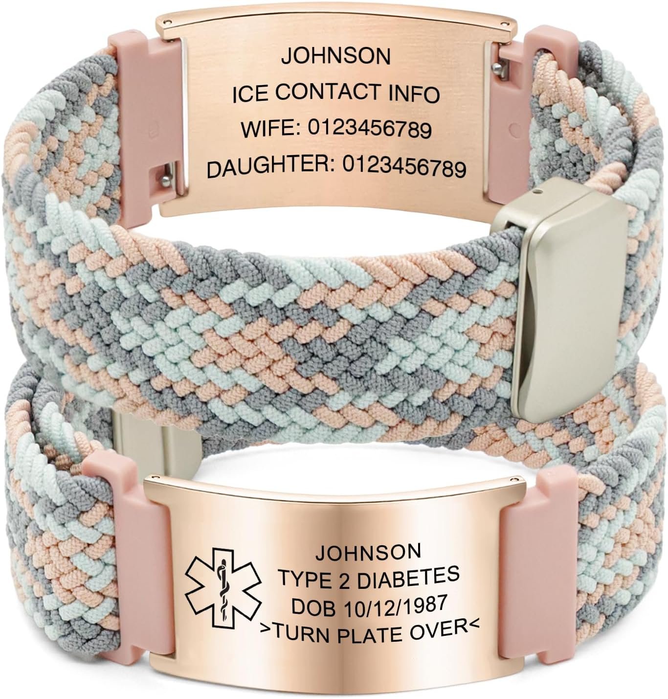 Personalized Medical Alert Bracelet