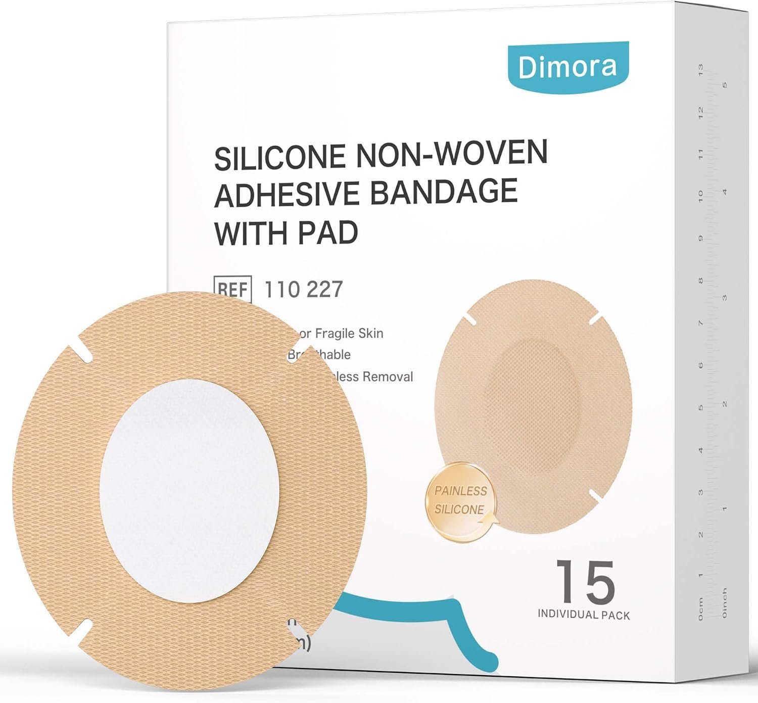 Dimora Silicone Adhesive Bandage, E...