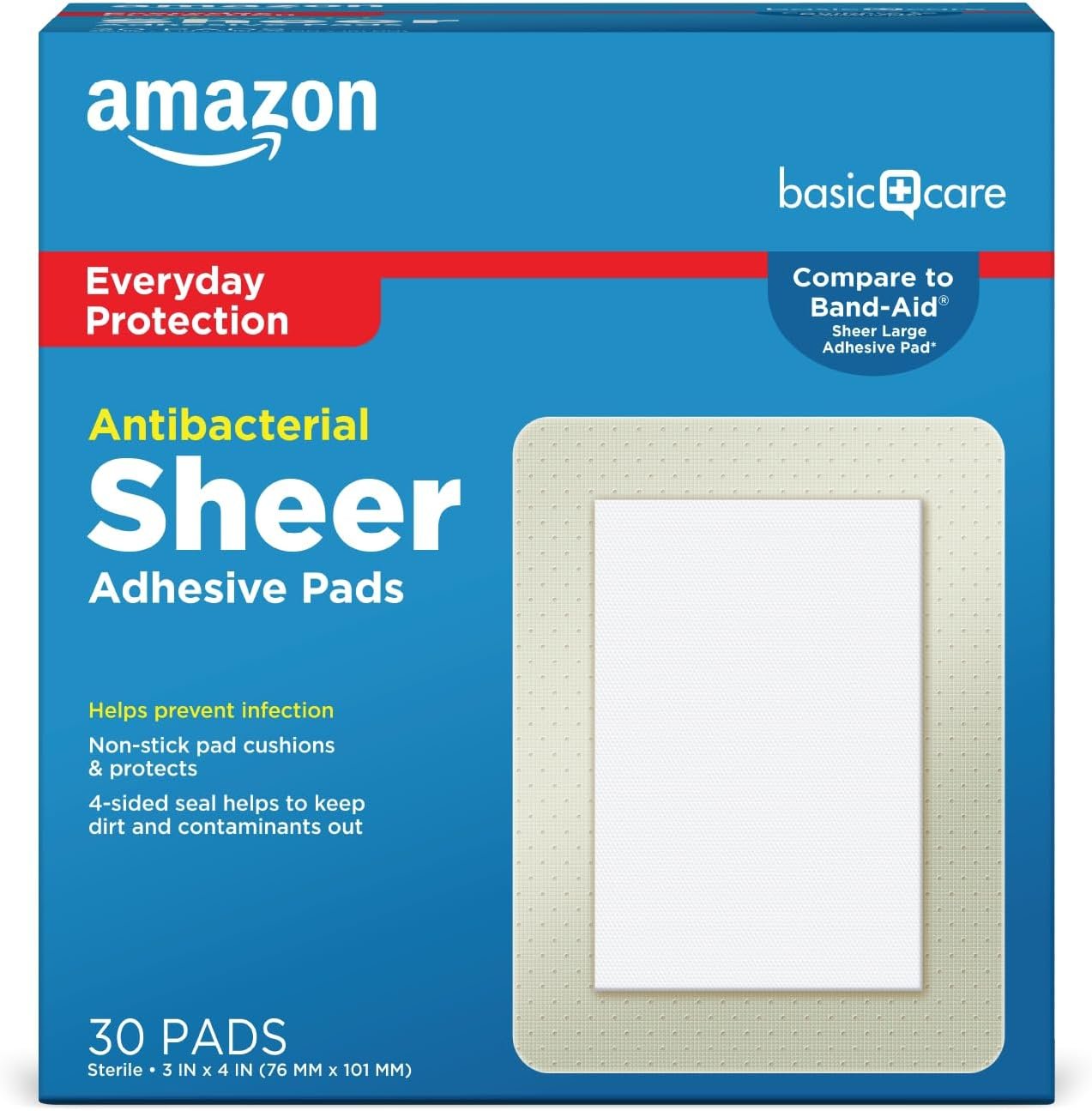 Amazon Basics Antibacterial Sheer A...