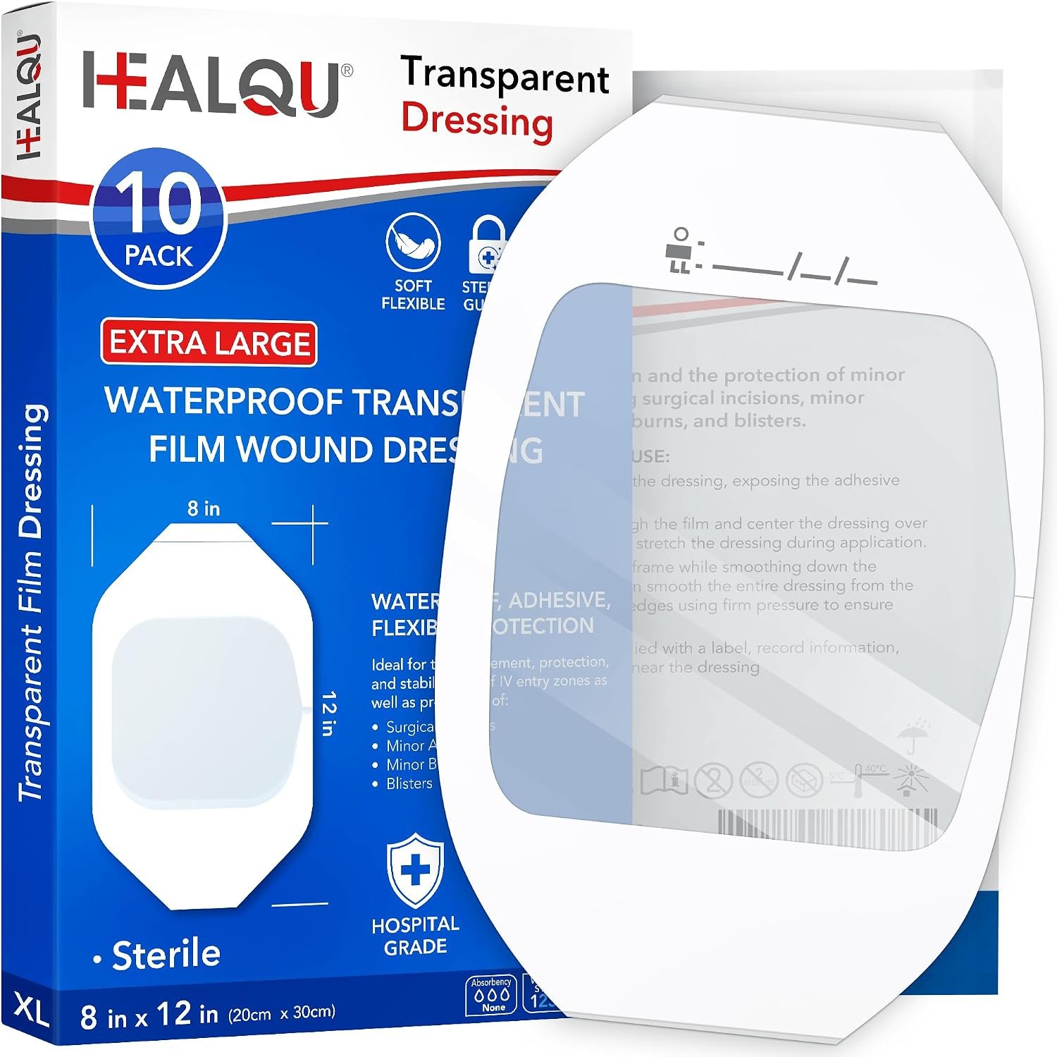 Transparent Film Dressing 8″ ...