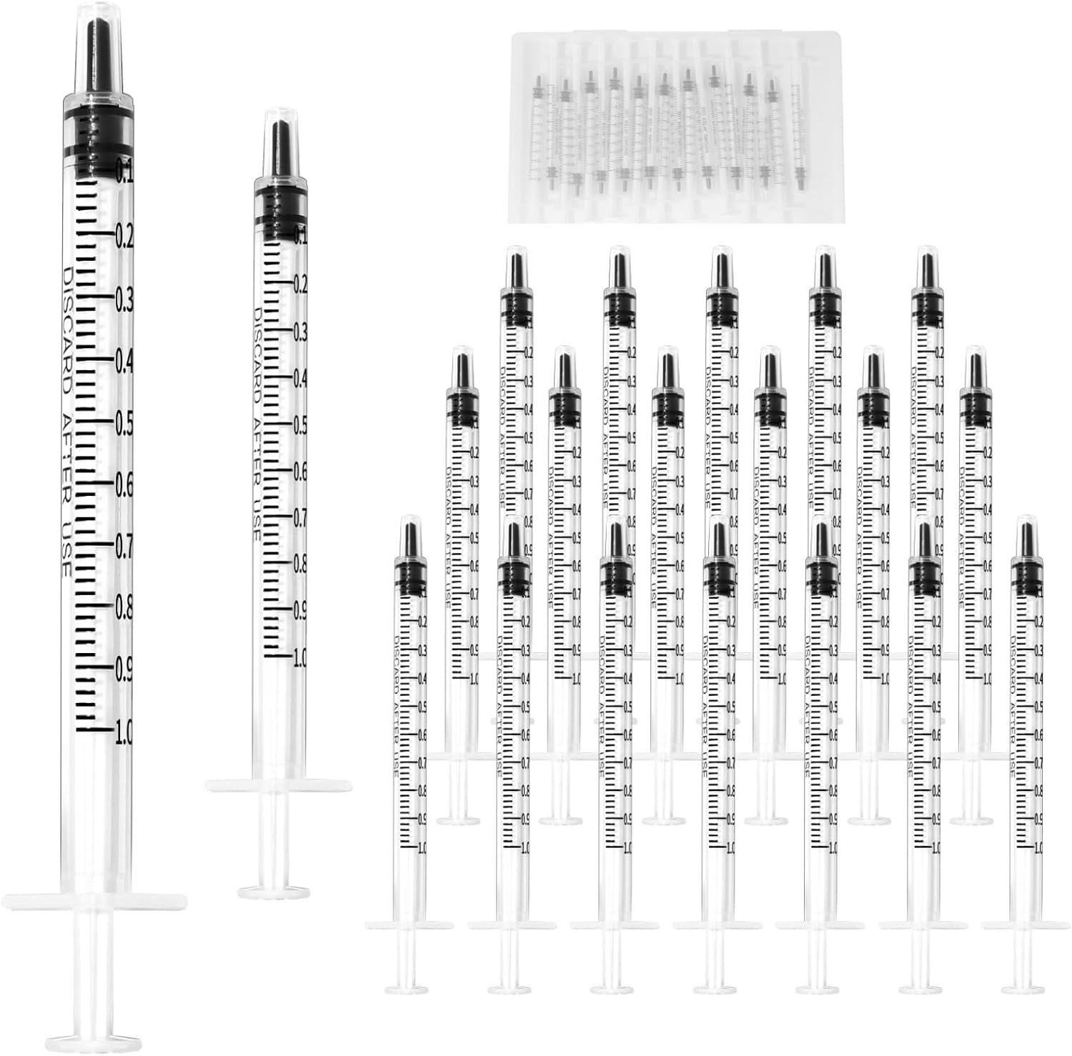 20 Pack 1ml Syringe for Liquid, 1cc...