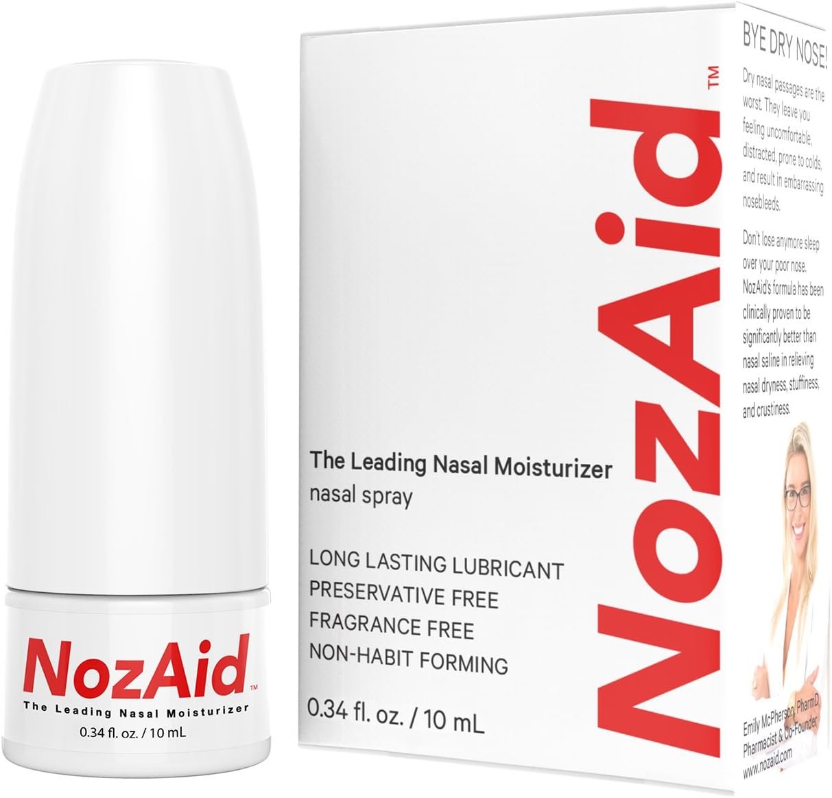 Nasal Moisturizer Spray w/Sesame Oil .34 oz Moisturizing Lubricant for Dry, Crusty, Cracked, Stuffy Nose Relief, Nosebleeds, Preservative Free - Image 6