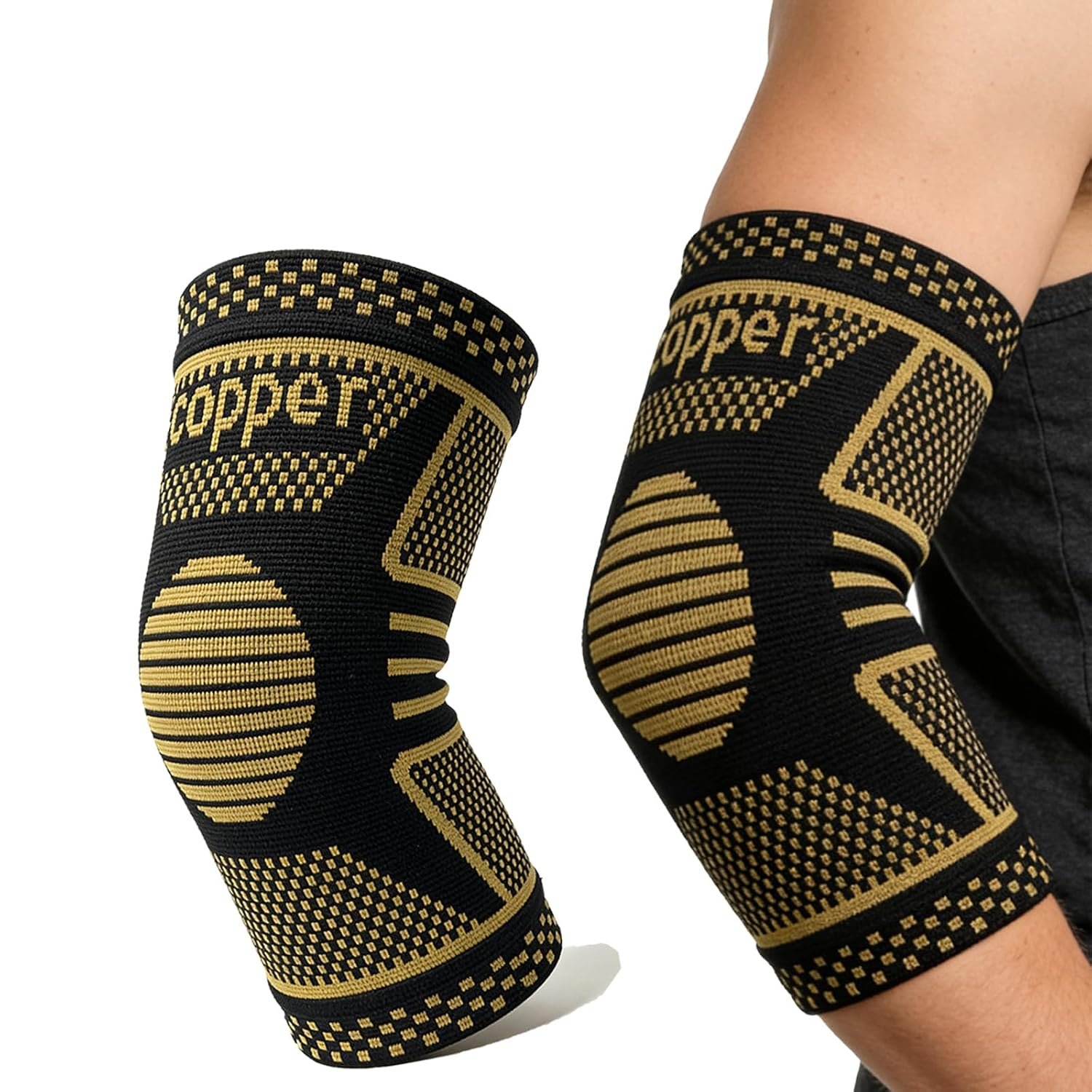 Elbow Brace| Copper Elbow Compressi...