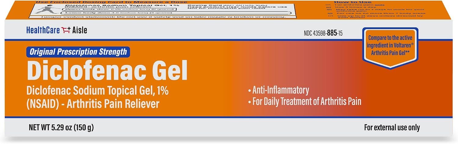 HealthCareAisle Diclofenac Gel, 1%,...