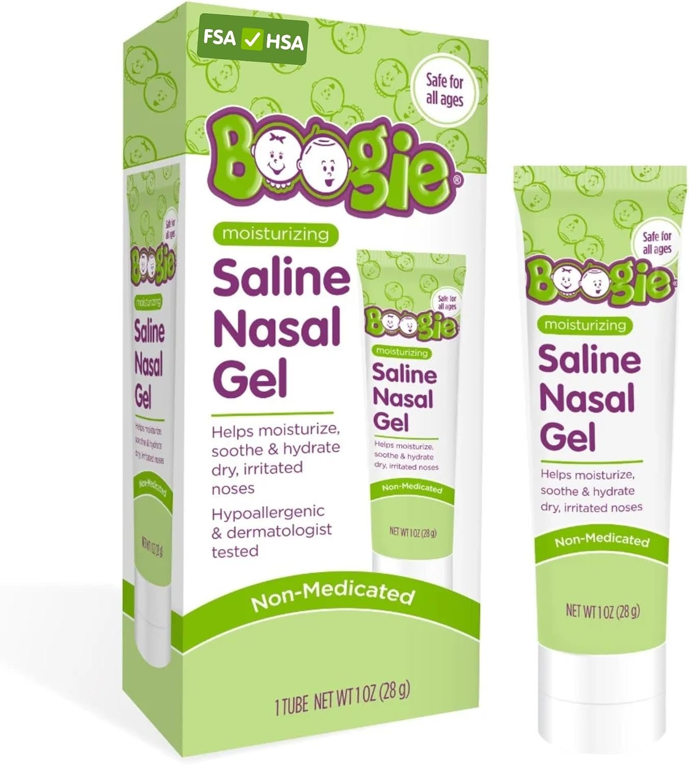 Boogie Moisturizing Saline Nasal Ge...