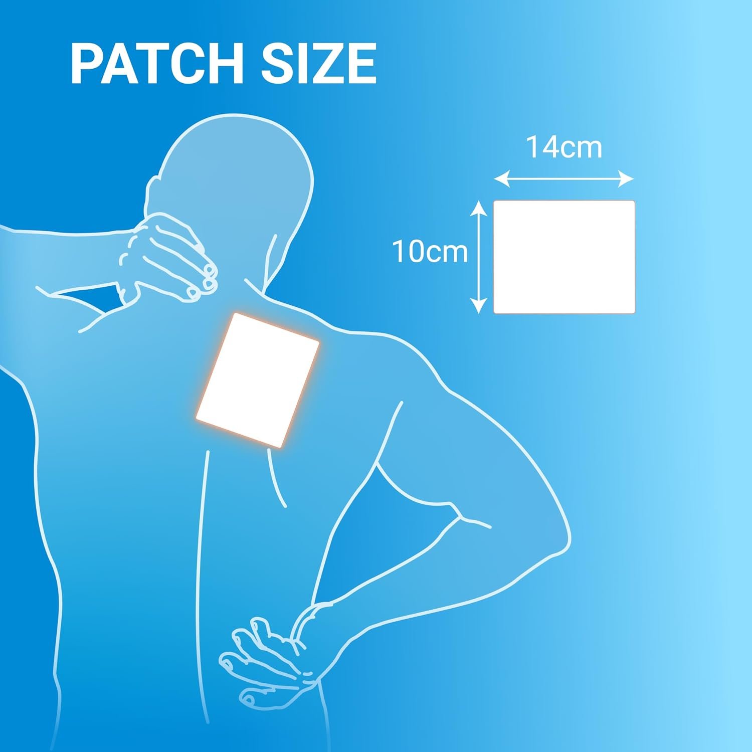 4% Lidocaine Plus 1% Menthol Pain Relief Patch for Back Ache Stiff Neck Joint Pain Muscle Soreness Topical Analgesic,15 Counts - Image 7