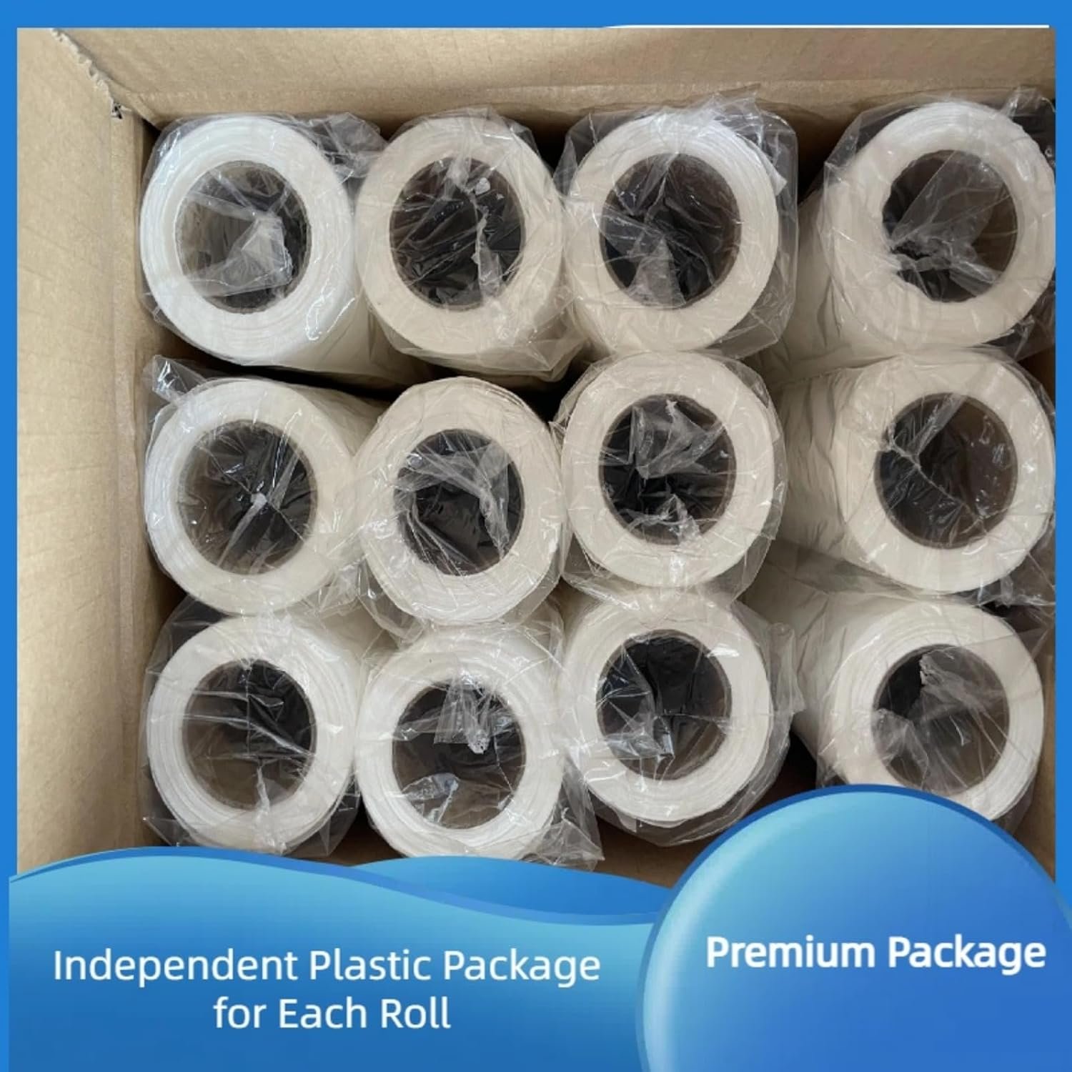 Jointown Exam Table Paper, Crepe Table Paper 21 in X 125 ft, Case of 12 Rolls-Barrier Protection-Independent Plastic Package-Hygienic, Disposable, Reliable For Medical, Exam And Chiropractic Tables - Image 8