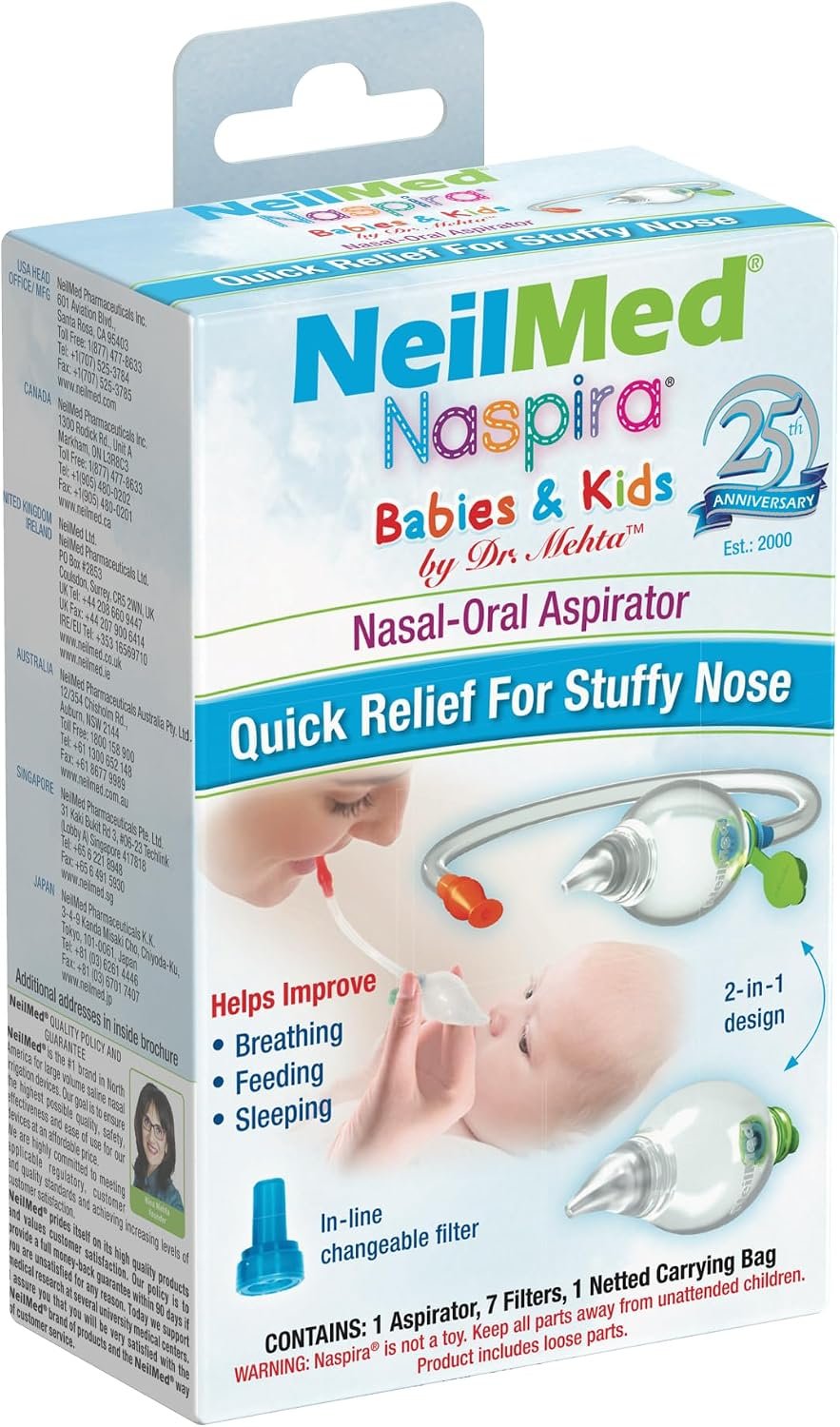 NeilMed Naspira Nasal-Oral Aspirato...