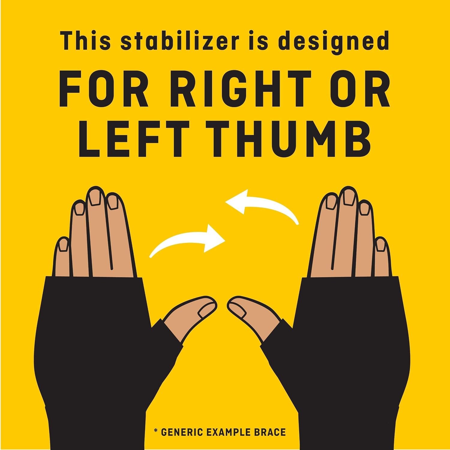 Futuro Deluxe Thumb Stabilizer, Left or Right Hand, Small/Medium Size, Adjustable, Stabilizes and Supports Sore, Weak or Injured Thumb, Soft and Breathable Materials Enhance Comfort, 1 Piece - Image 5