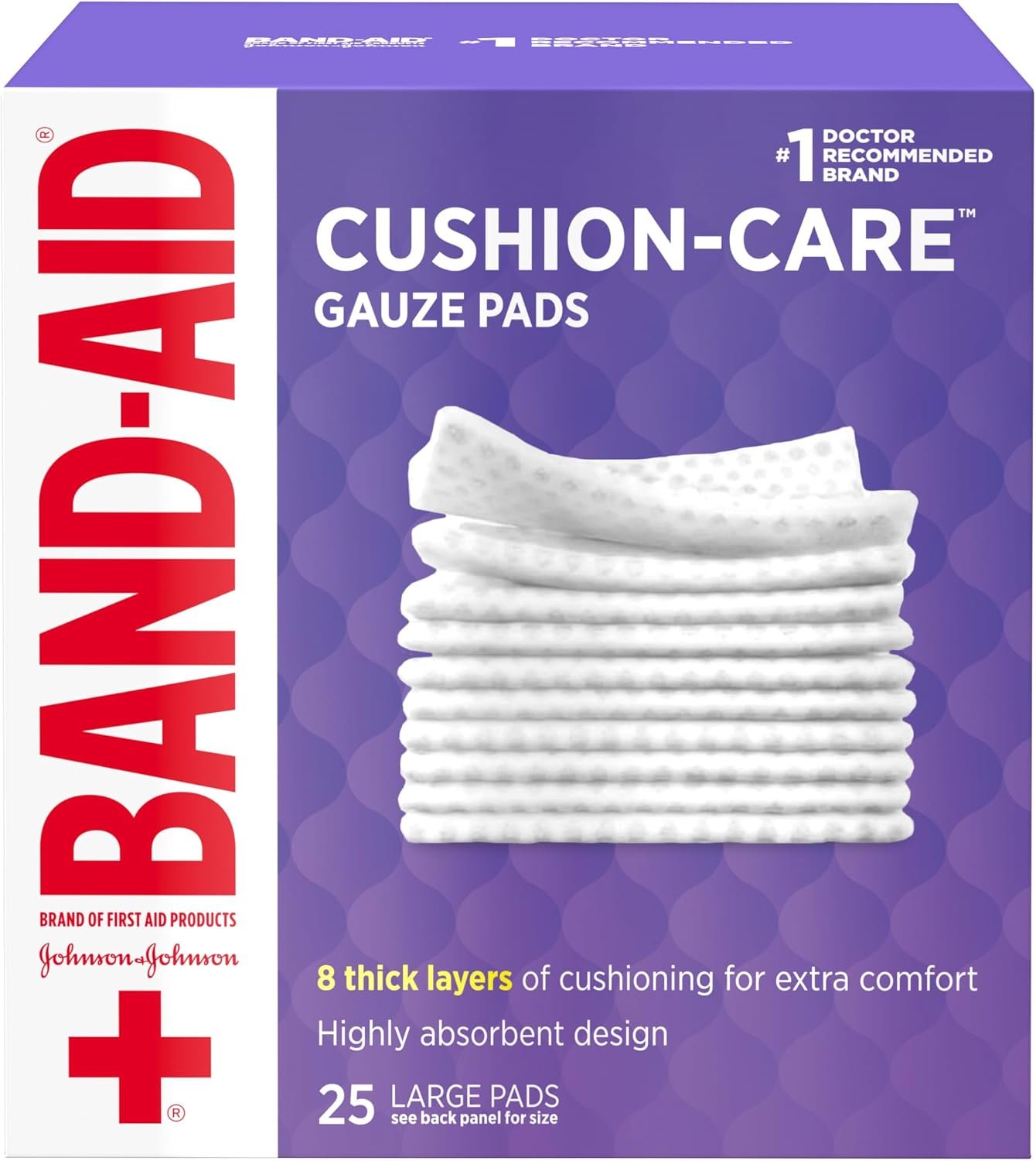 BAND-AID Brand Cushion-Care Gauze P...