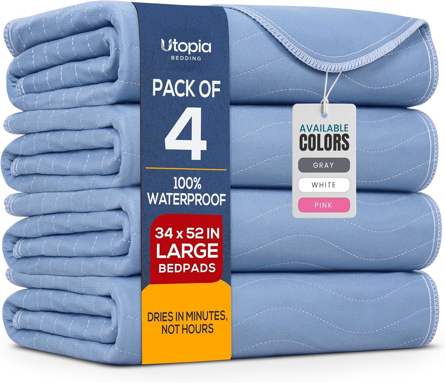 4 Pack Waterproof Reusable Heavy Ab...