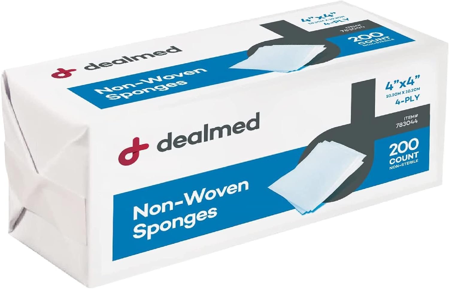 Dealmed 783044 Non-Woven Gauze Spon...