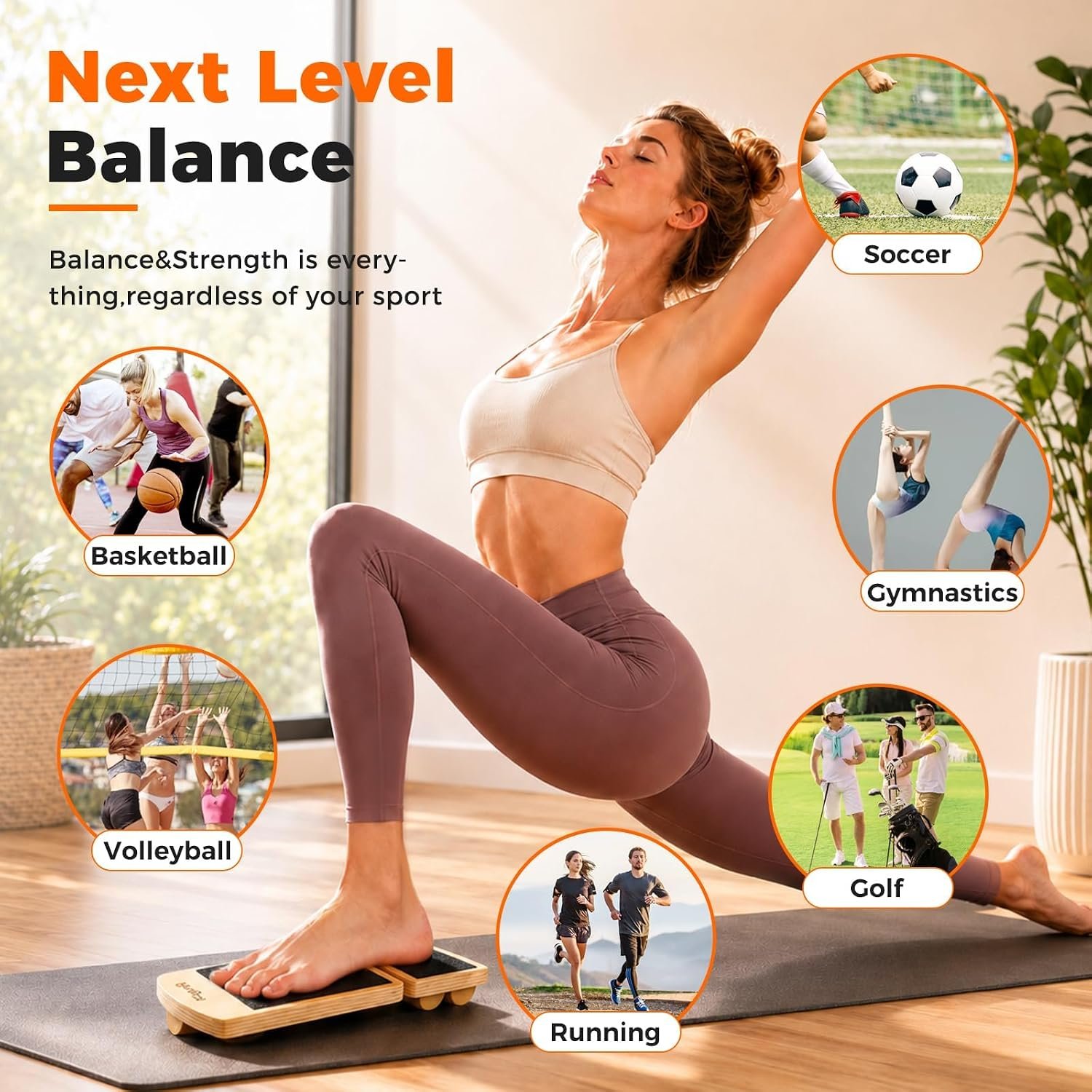 Adjustable Balance Board for Ankle Strengthening & Stability - Image 7