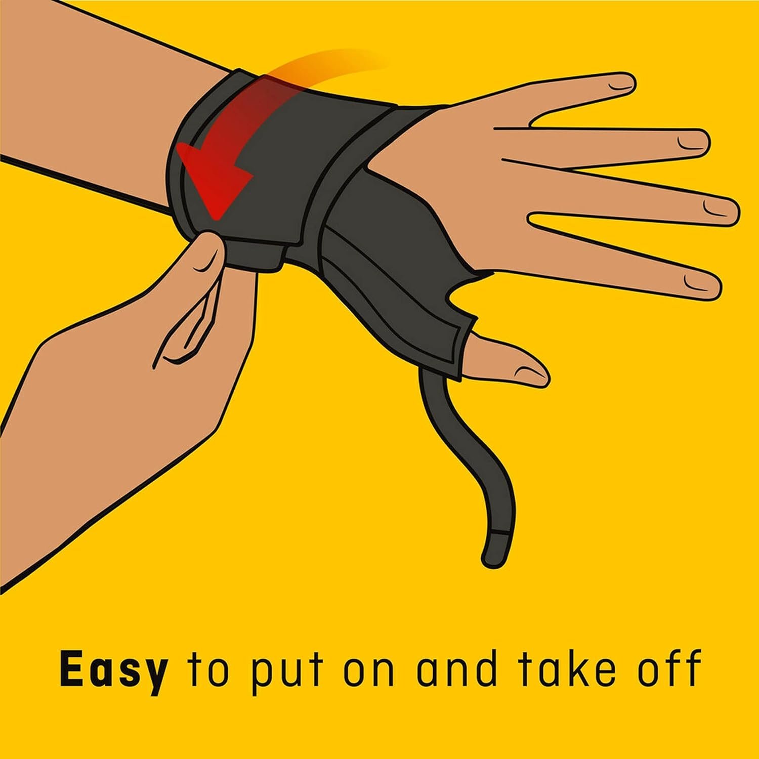 Futuro Deluxe Thumb Stabilizer, Left or Right Hand, Small/Medium Size, Adjustable, Stabilizes and Supports Sore, Weak or Injured Thumb, Soft and Breathable Materials Enhance Comfort, 1 Piece - Image 6