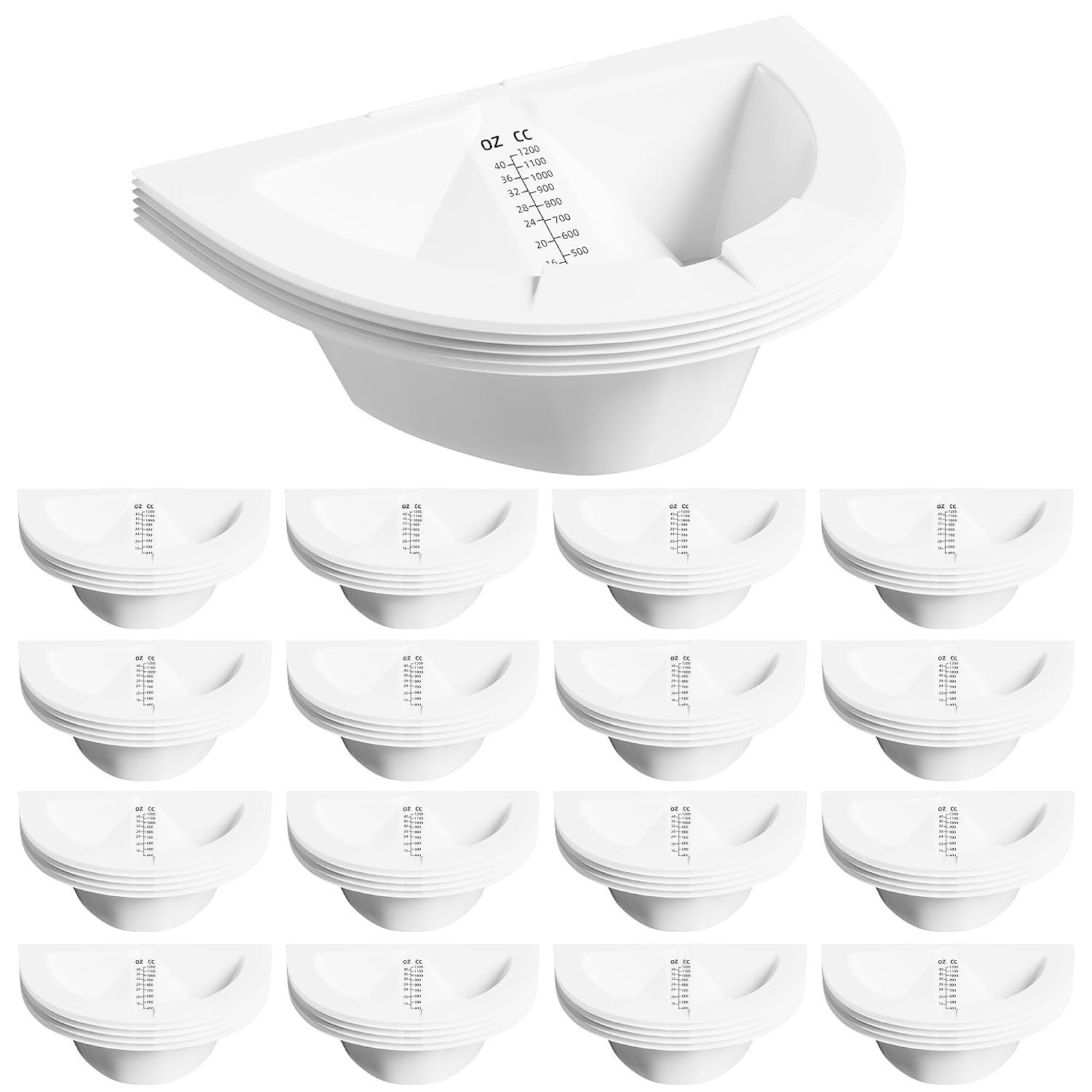 25 Pack Urine Collection Hats for T...
