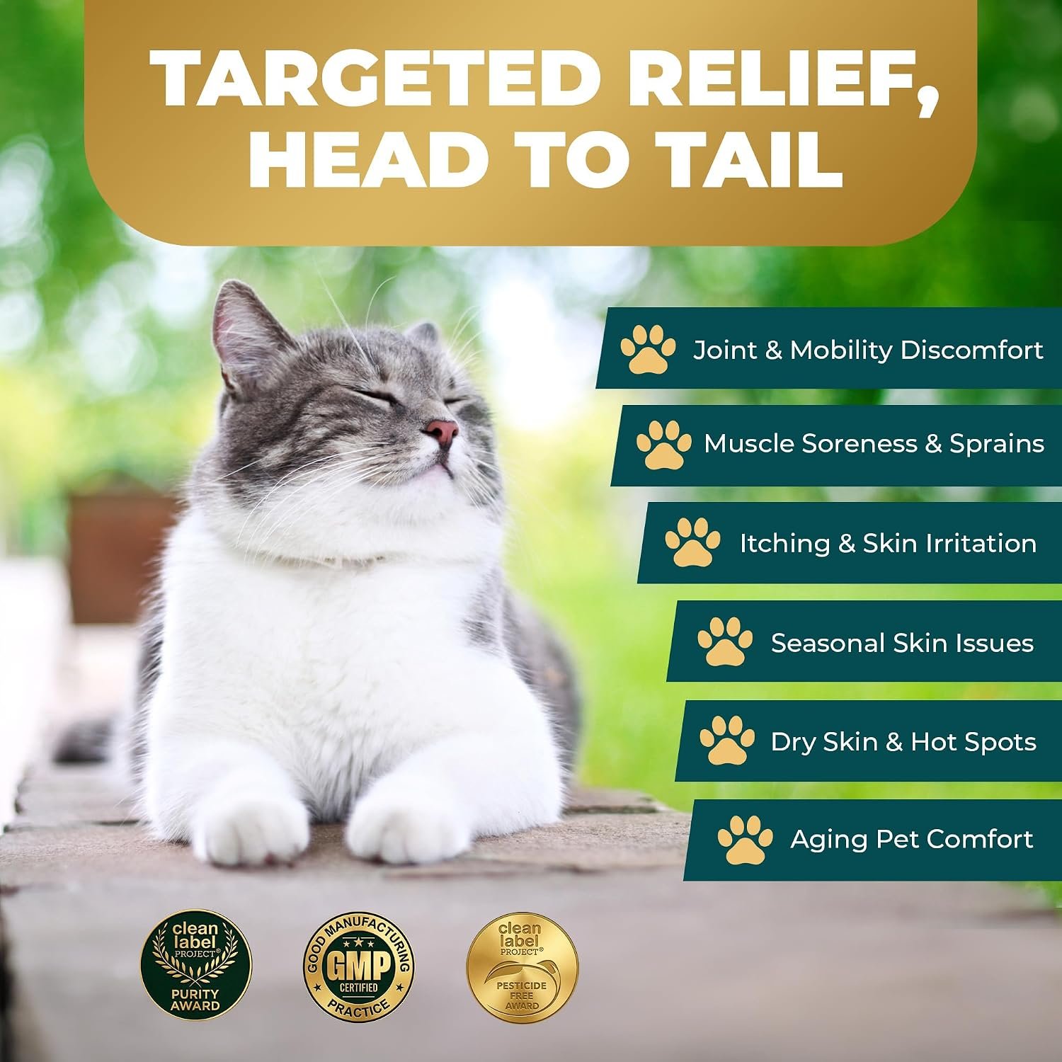 Real Time Pain Relief Pet Formula - 4oz Spray Bottle | Vet Recommended Relief for Pets | 16 Natural Ingredients Including Menthol, Aloe Vera, and Arnica | Gentle Cooling Sensation | Easy Application - Image 4