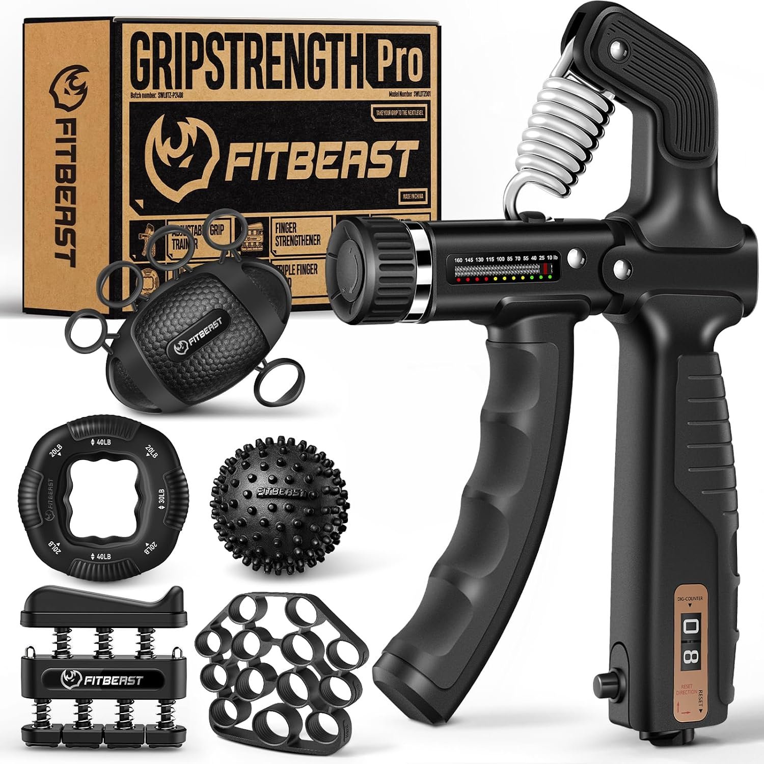 FitBeast Grip Strength Trainer, Han...