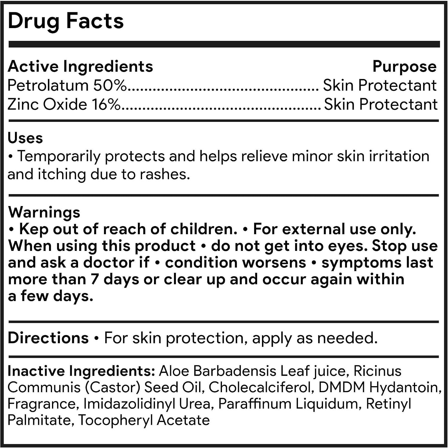 ClaraVie Maximum Strength Moisture Barrier Ointment - 4oz Heat Rash Treatment for Adults - with Aloe, Peruvian Balsam, Vitamins A, D, and E, and Zinc - Image 6