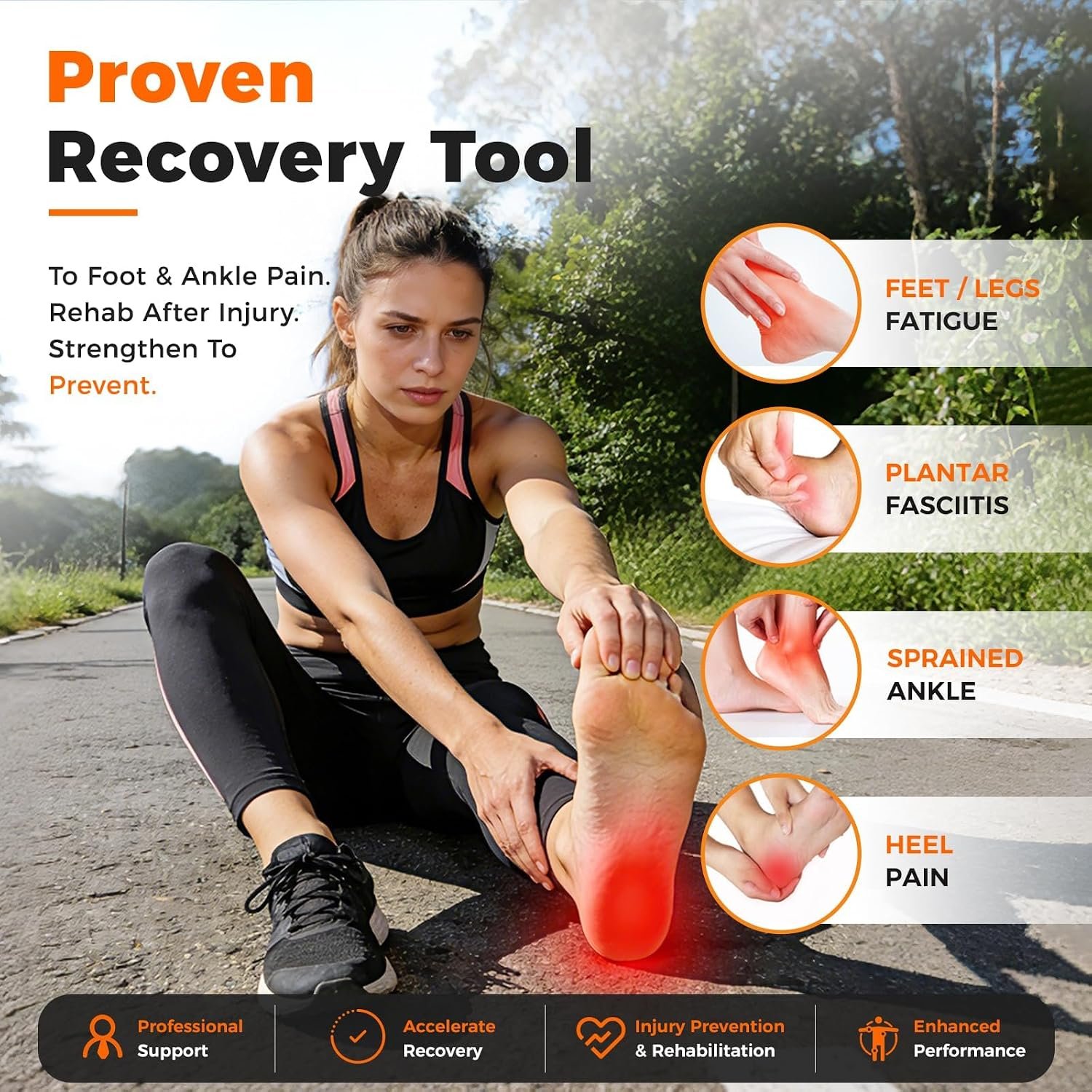 Adjustable Balance Board for Ankle Strengthening & Stability - Image 2