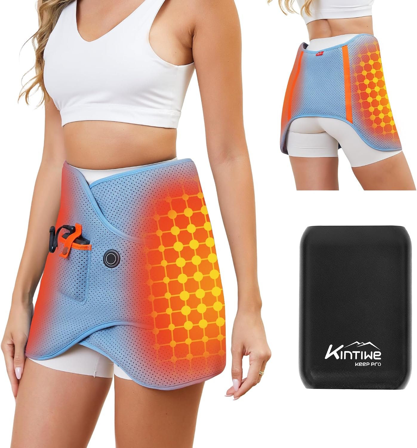 Dual Hip Heating Pad for Hip Brace,...