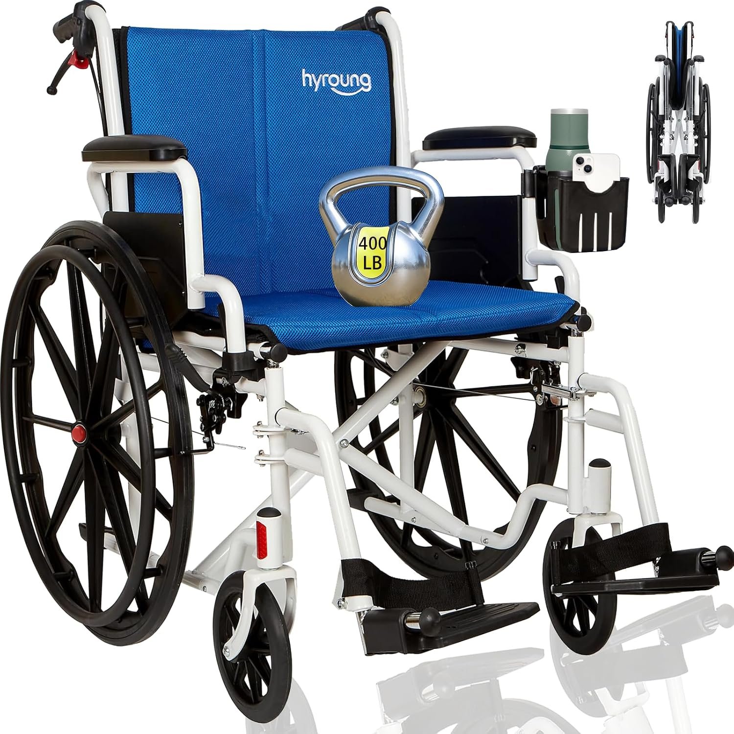 Wheel Chair 400 lb Capacity Drive W...