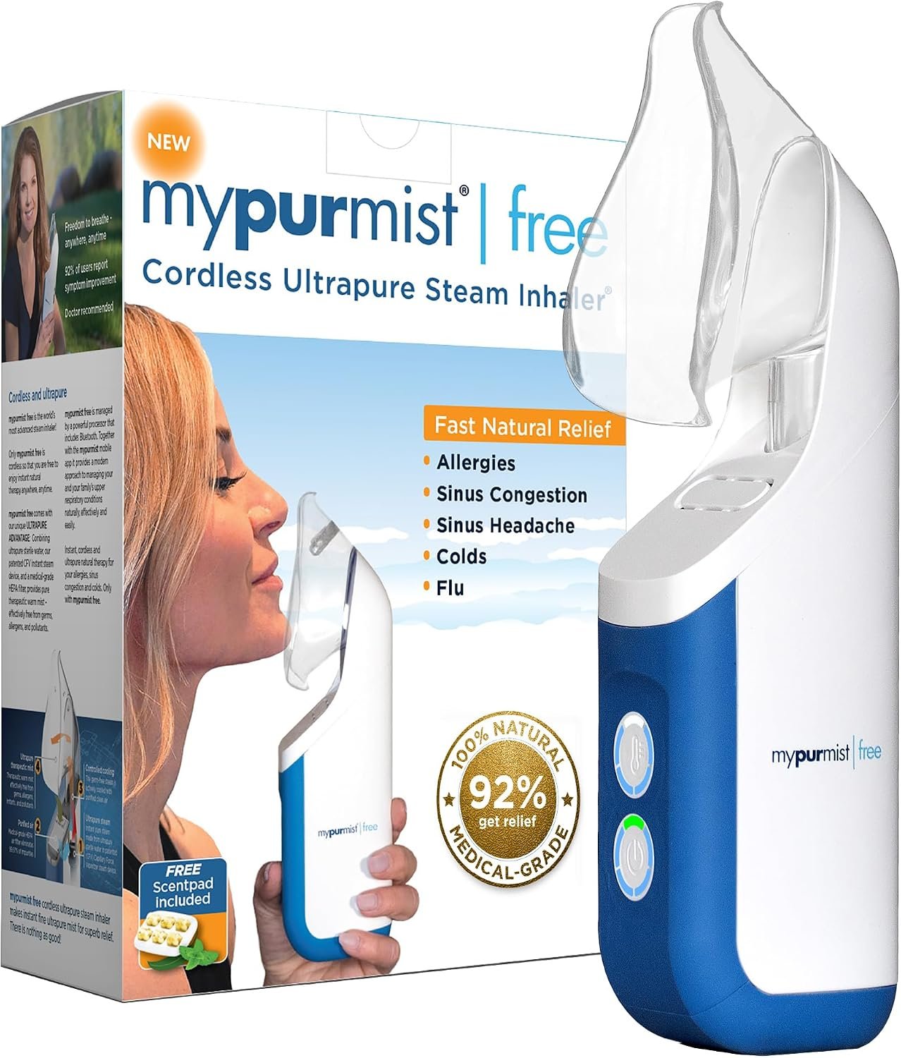 Mypurmist Free Cordless Steam &...