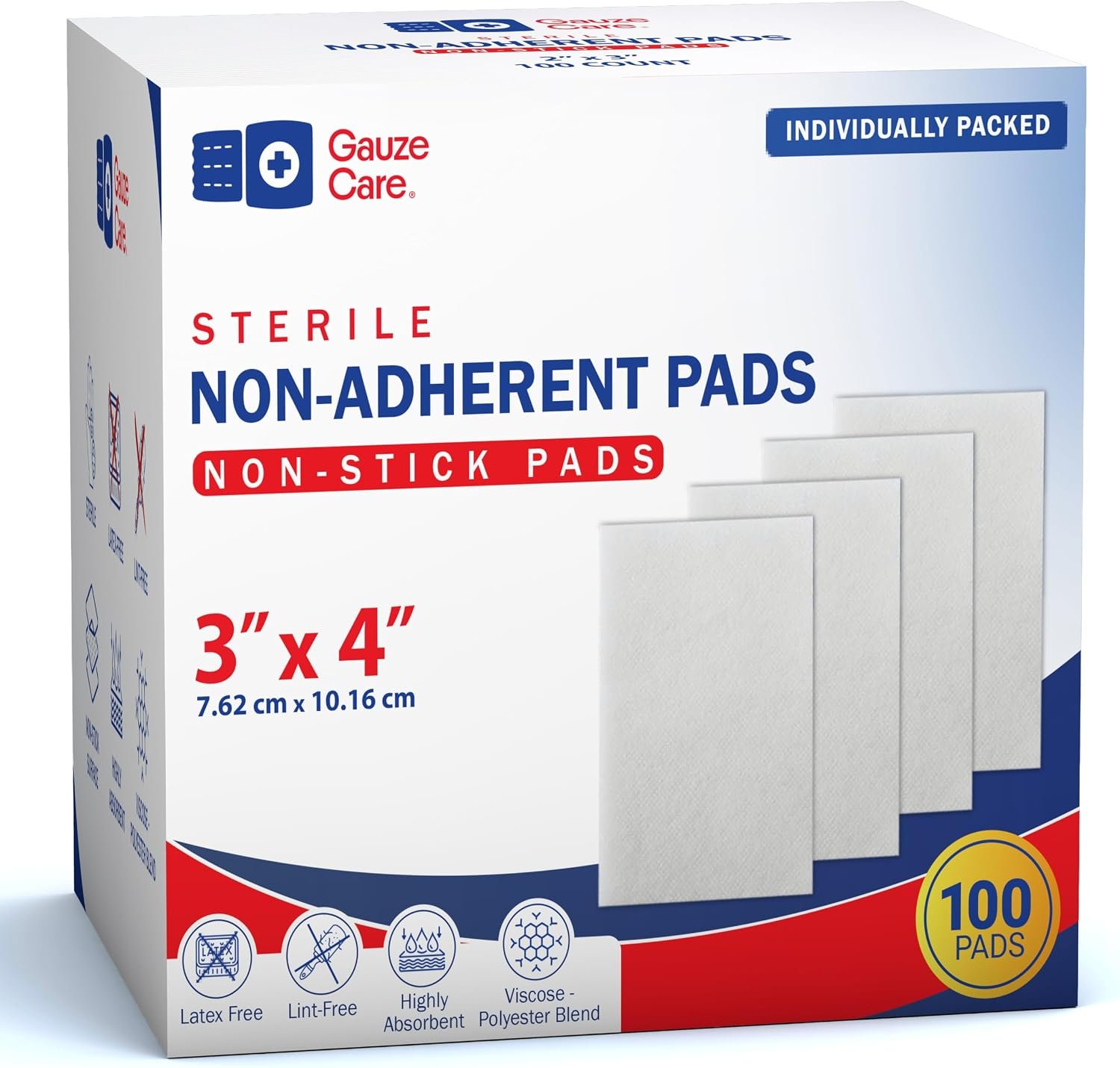 Gauze Care 3×4 Inch – Pa...