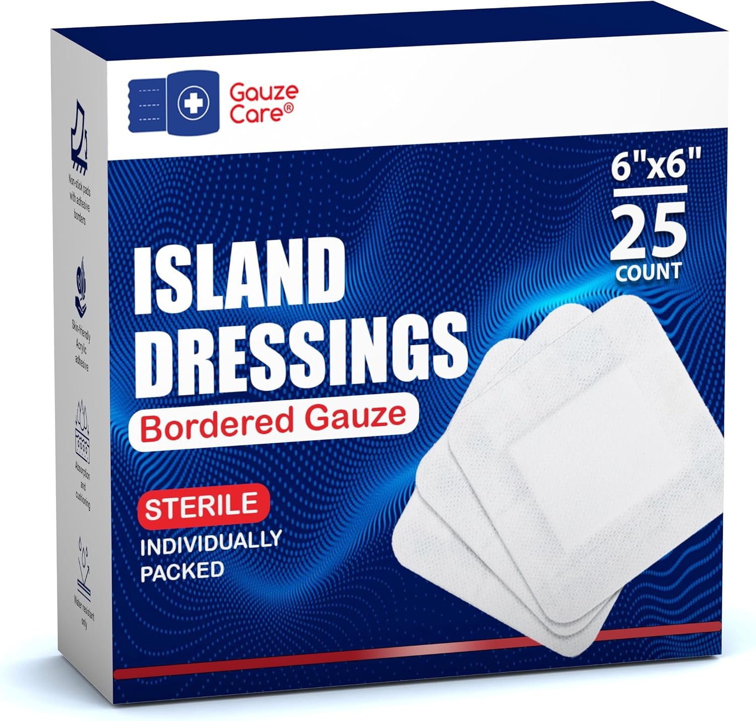 GauzeCare Island Dressing 6×6 ...