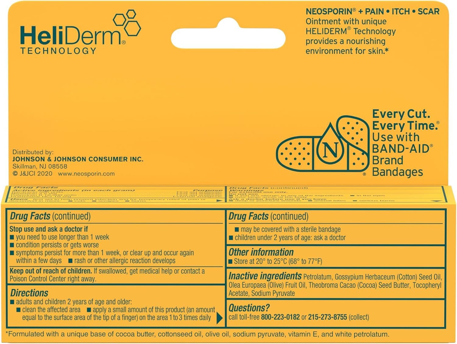 Neosporin + Pain, Itch & Scar Triple Antibiotic Ointment, 1 oz - Image 8